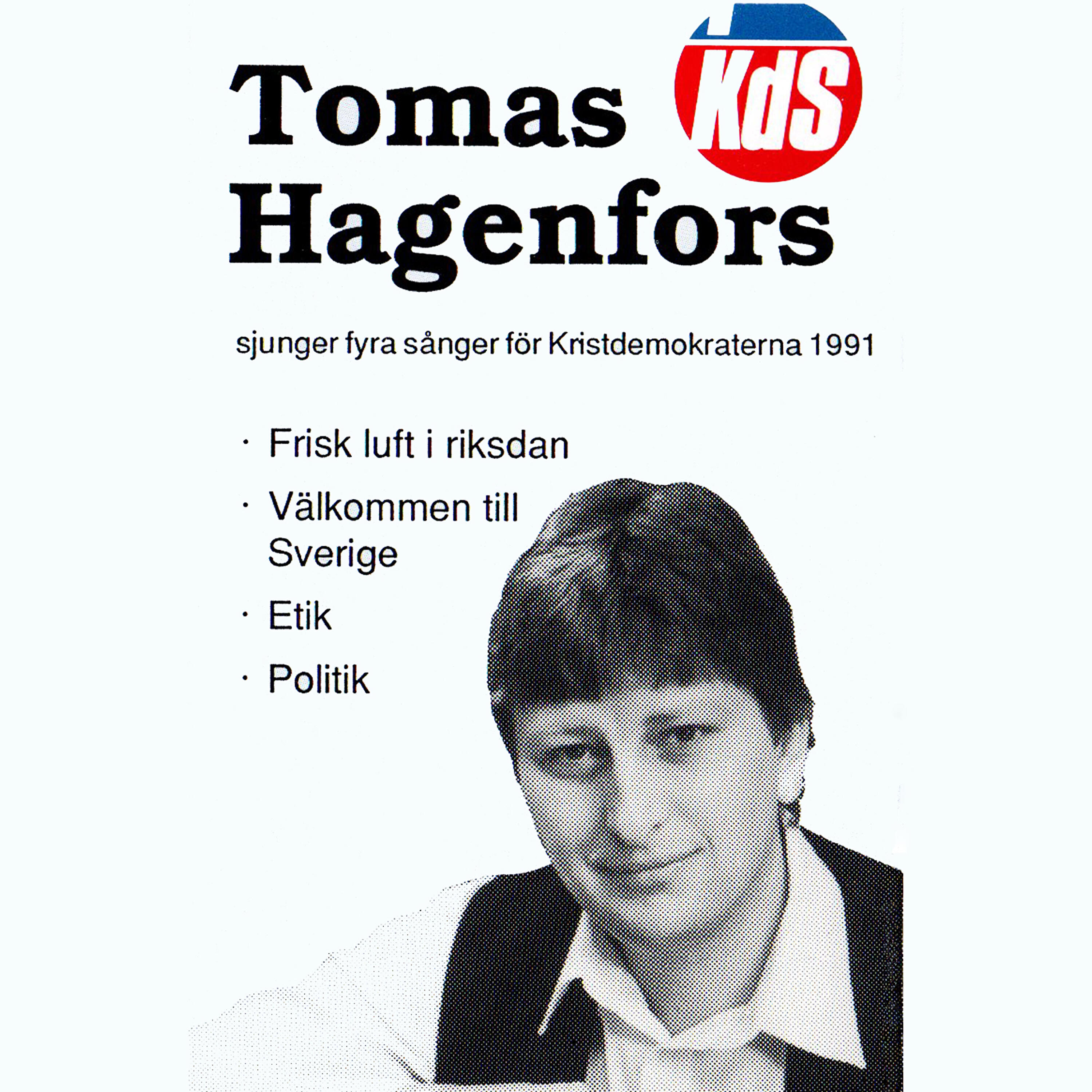 Релиз Sjunger fyra sånger för Kristdemokraterna 1991