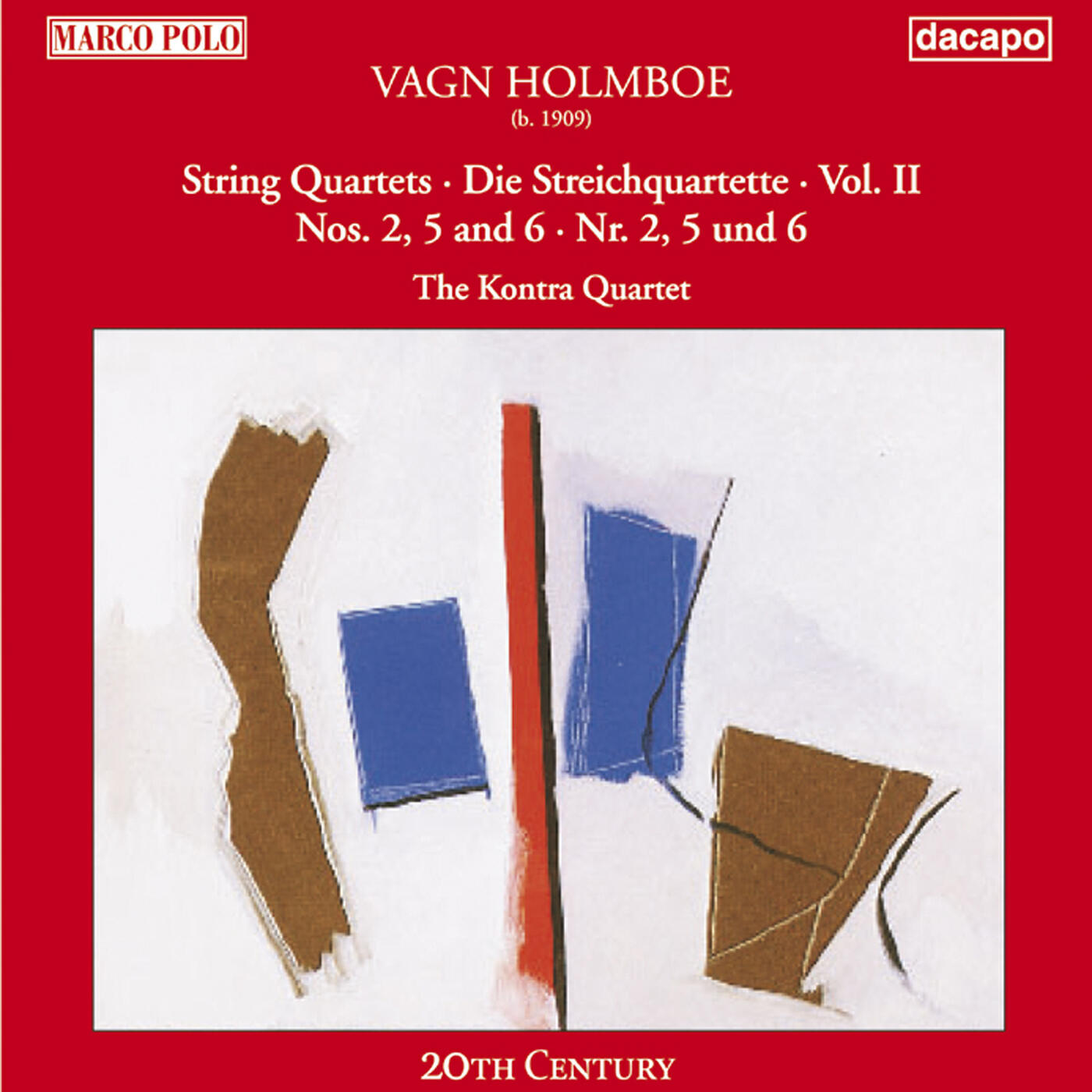 Релиз Holmboe: String Quartets Nos. 2, 5 & 6