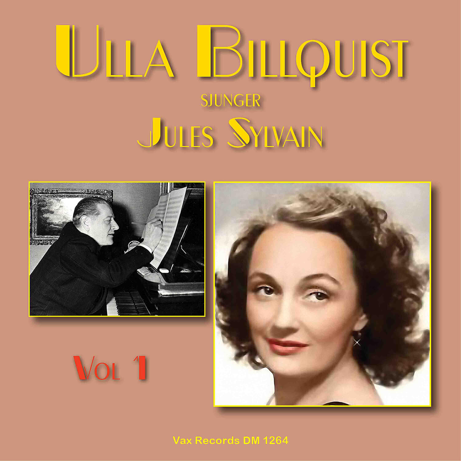 Релиз Ulla Billquist sjunger Jules Sylvain, vol 1