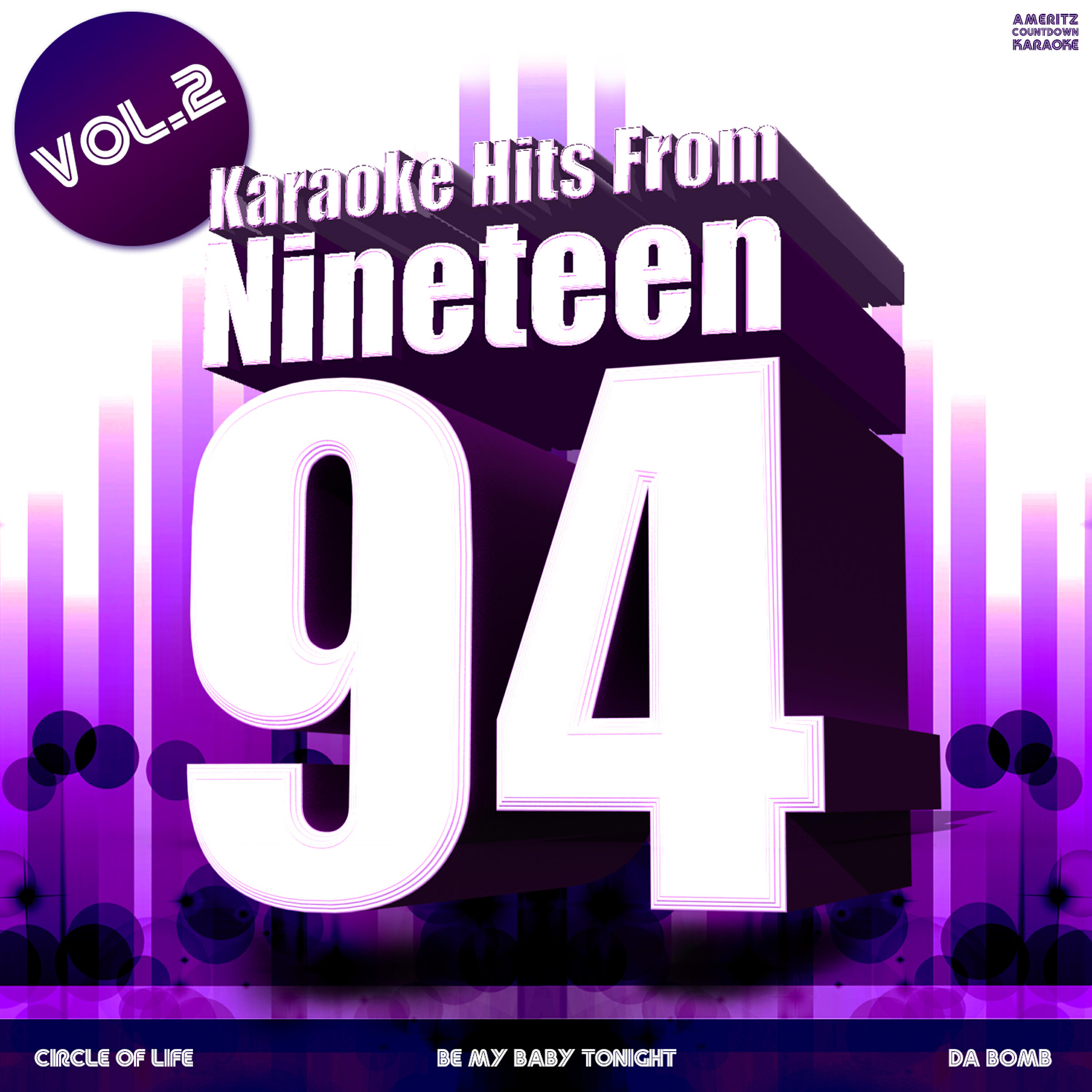 Релиз Karaoke Hits from 1994, Vol. 2