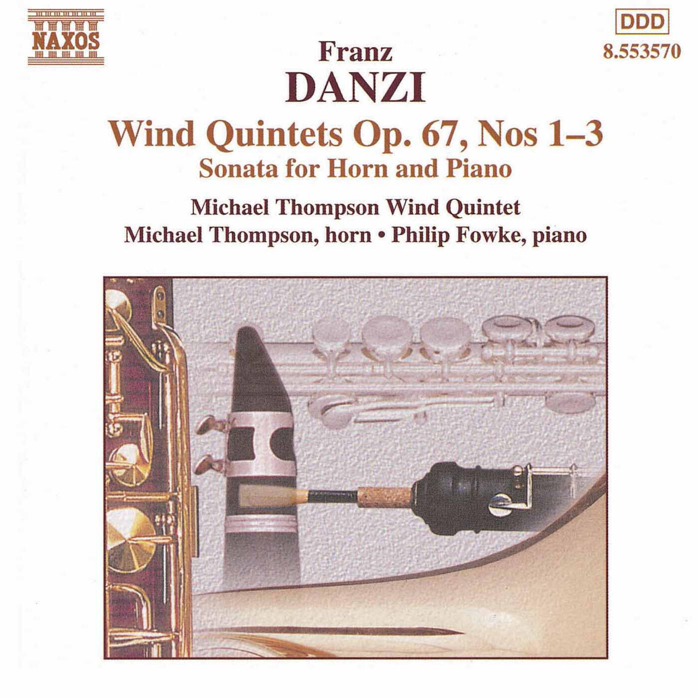 Релиз DANZI: Wind Quintets, Op. 67, Nos. 1-3