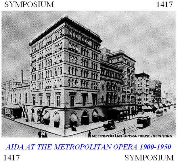Релиз Aida at the Metropolitan Opera (1903-1949)