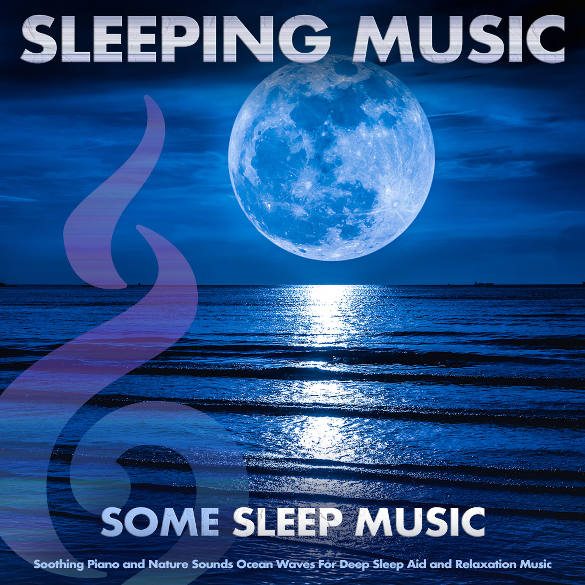 Релиз Sleeping Music: Soothing Piano and Nature Sounds Ocean Waves For Deep Sleep Aid and Relaxation Music