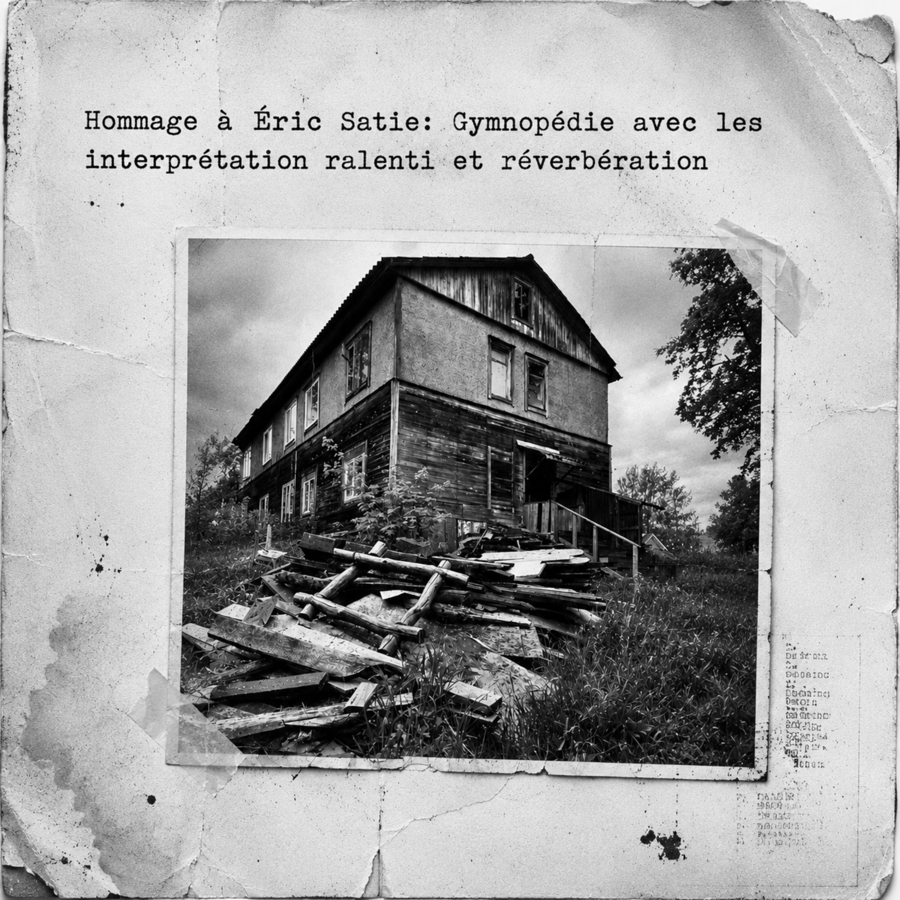 Релиз Hommage à Éric Satie: Gymnopédie avec les interprétation ralenti et réverbération