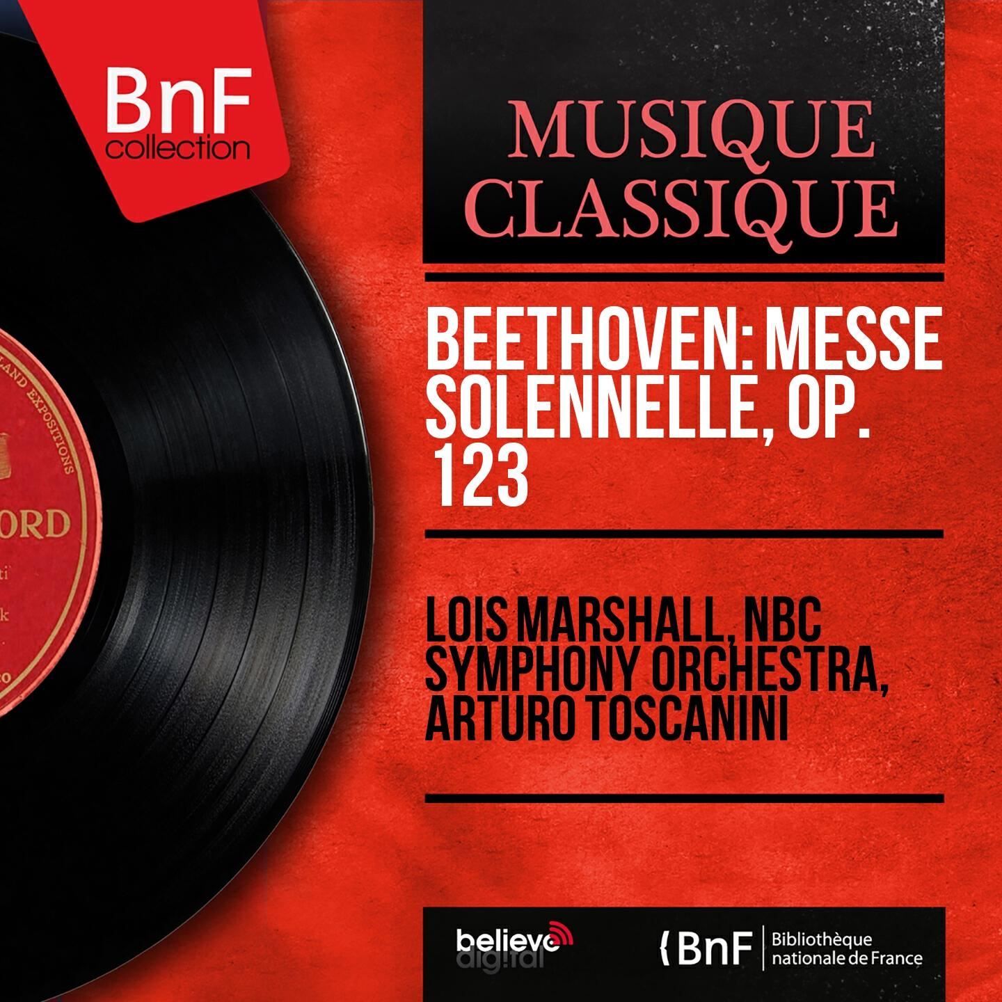 Релиз Beethoven: Messe solennelle, Op. 123 (Mono Version)