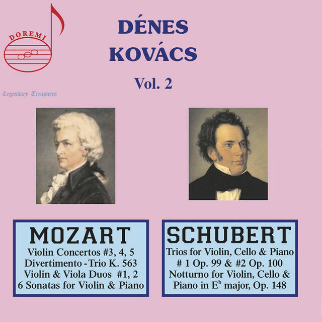 Релиз Dénes Kovács, Vol. 2: Mozart & Schubert