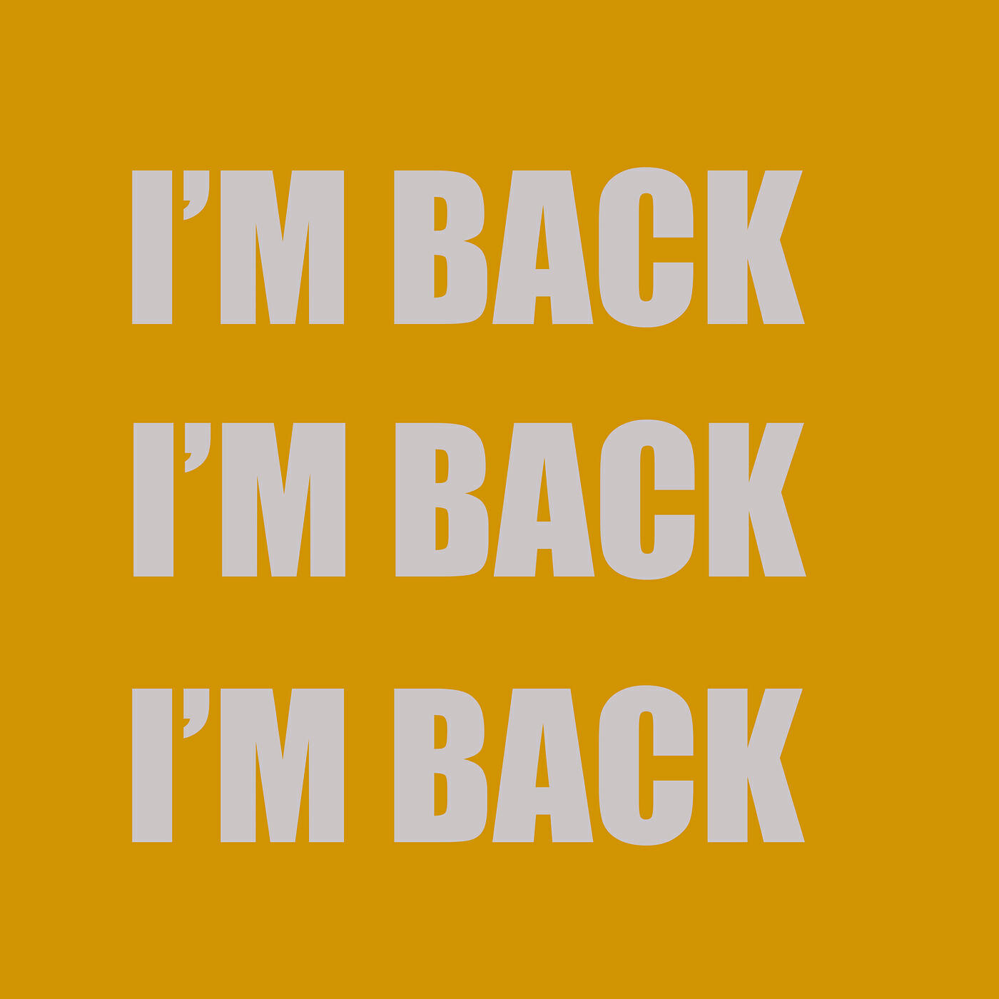 Релиз I'm Back