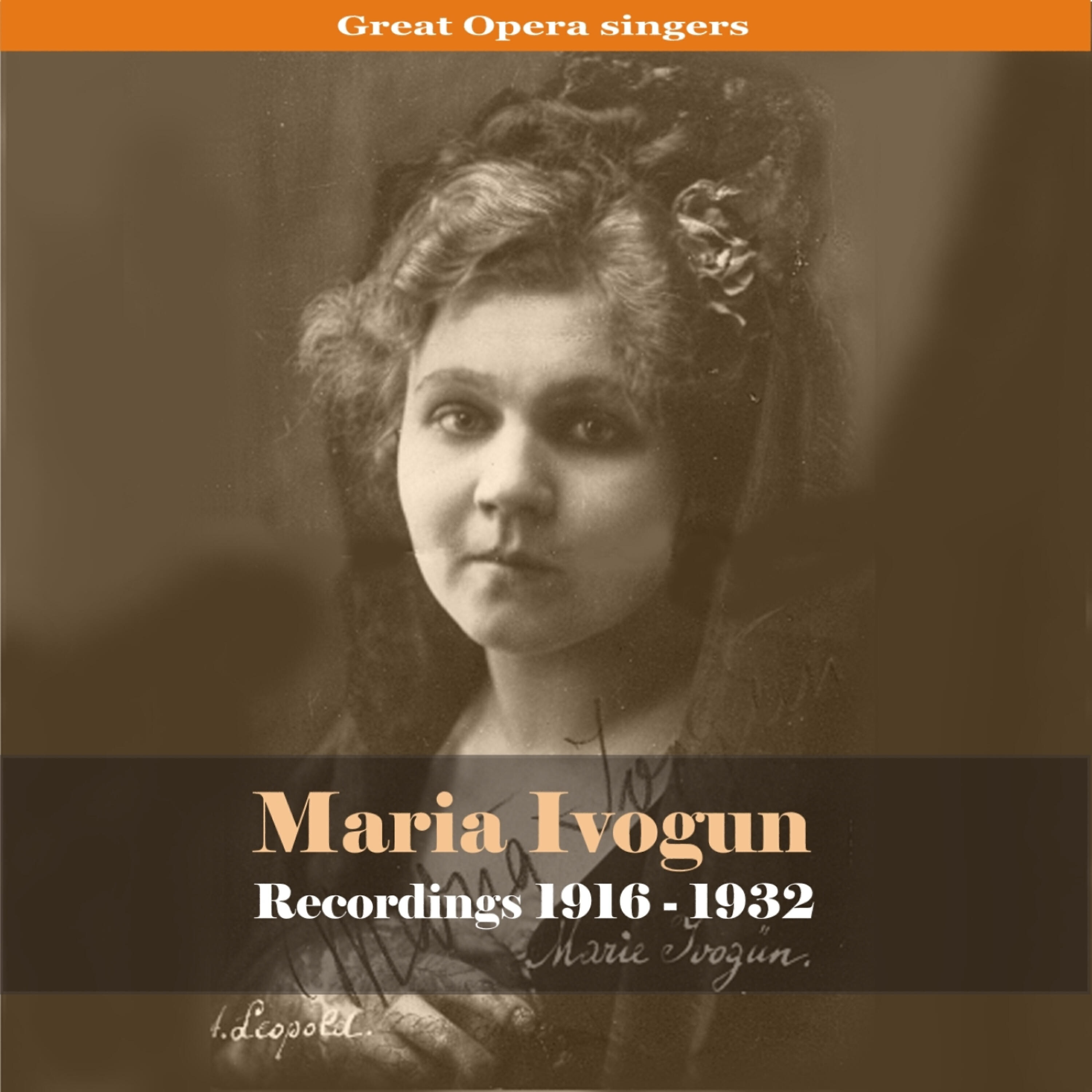 Релиз Great Opera Singers - Maria Ivogun / Recordings 1916 - 1932