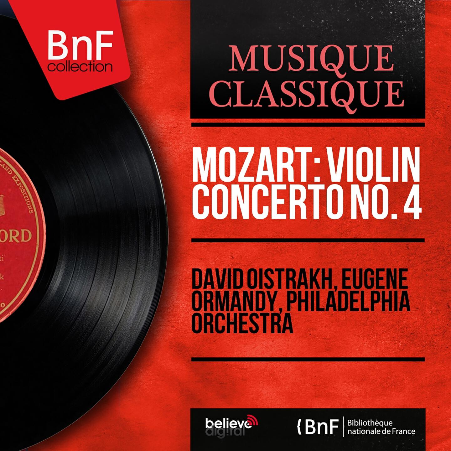 Релиз Mozart: Violin Concerto No. 4 (Mono Version)
