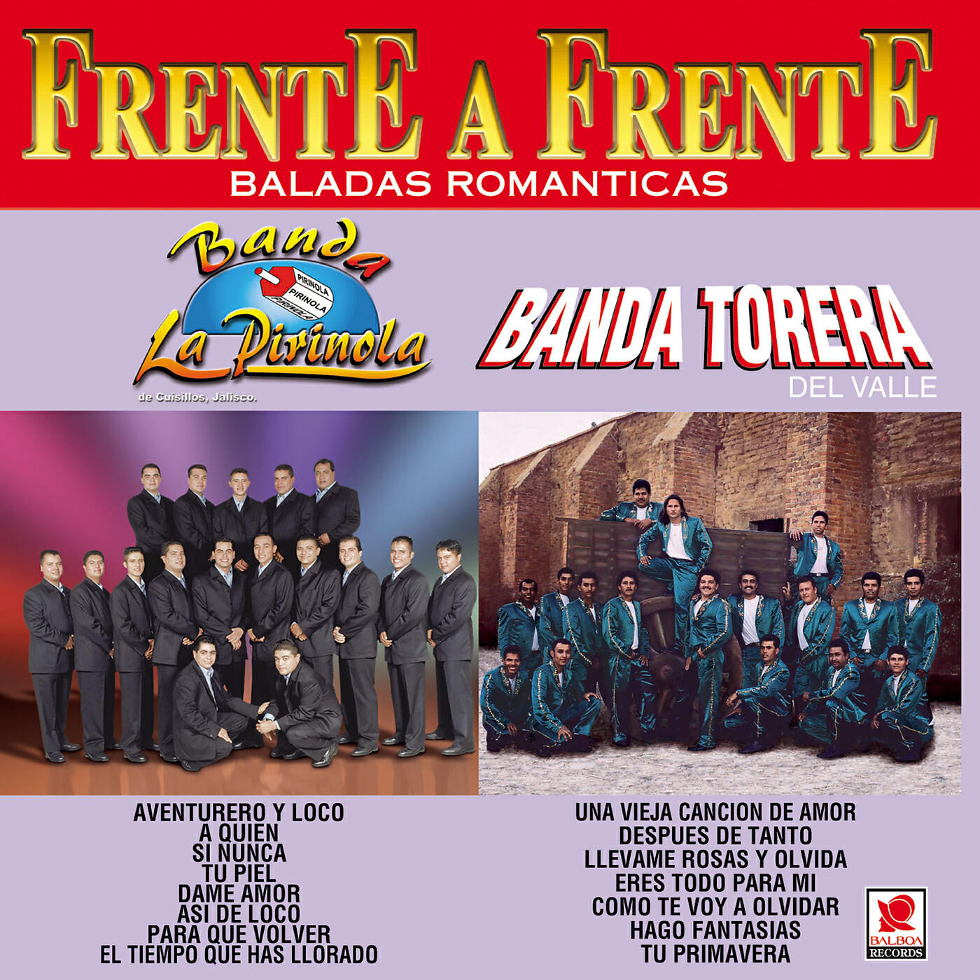 Релиз Frente A Frente: Baladas Románticas
