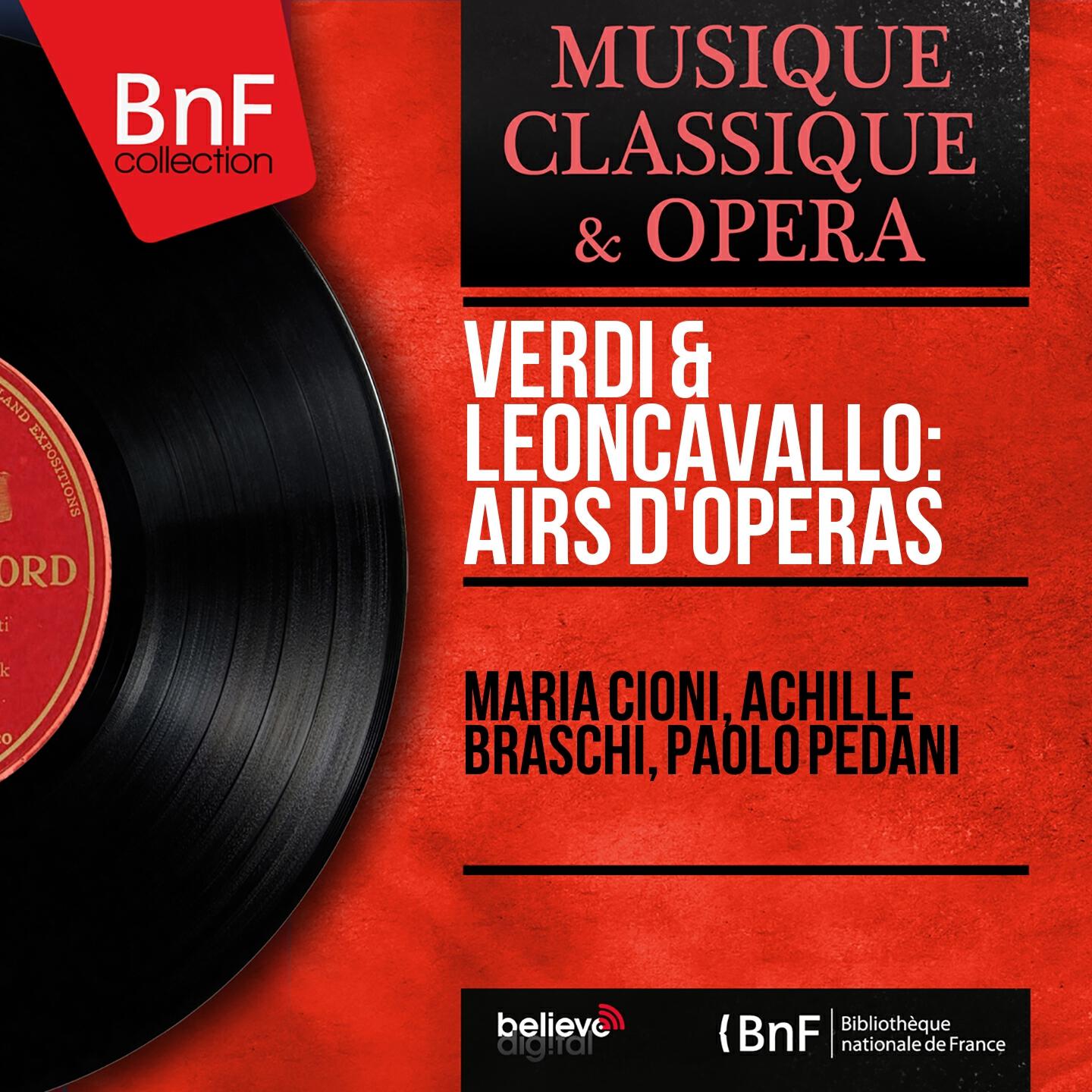 Релиз Verdi & Leoncavallo: Airs d'opéras (Mono Version)