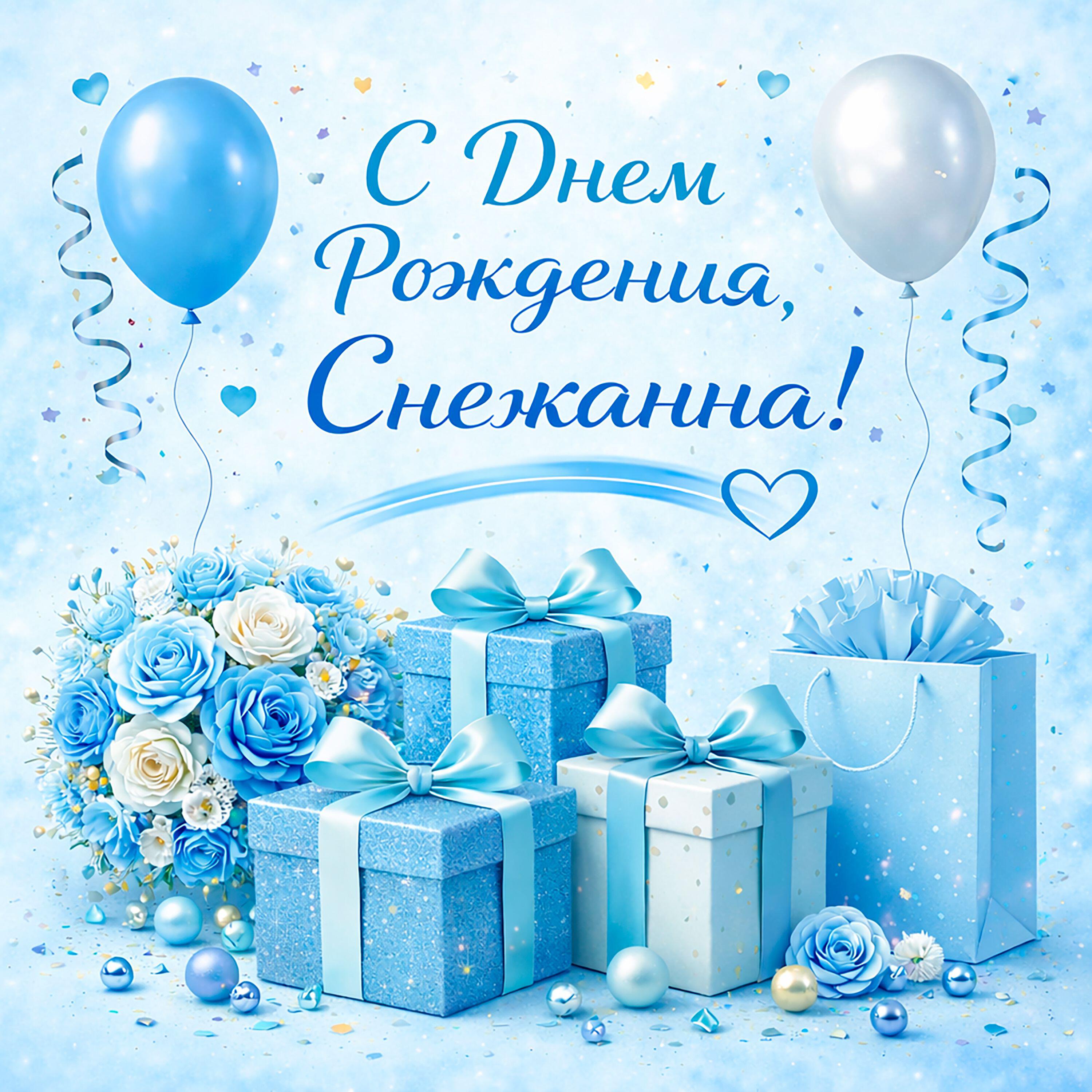 Релиз С днем рождения Снежанна