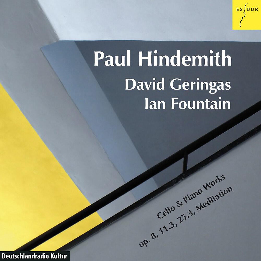 Релиз Hindemith: Drei Stücke, Op. 8 / Sonate, Op. 25.3 / Sonate, Op. 11.3 / Meditation aus 'Nobilissima Visione' (Werke für Cello und Klavier)