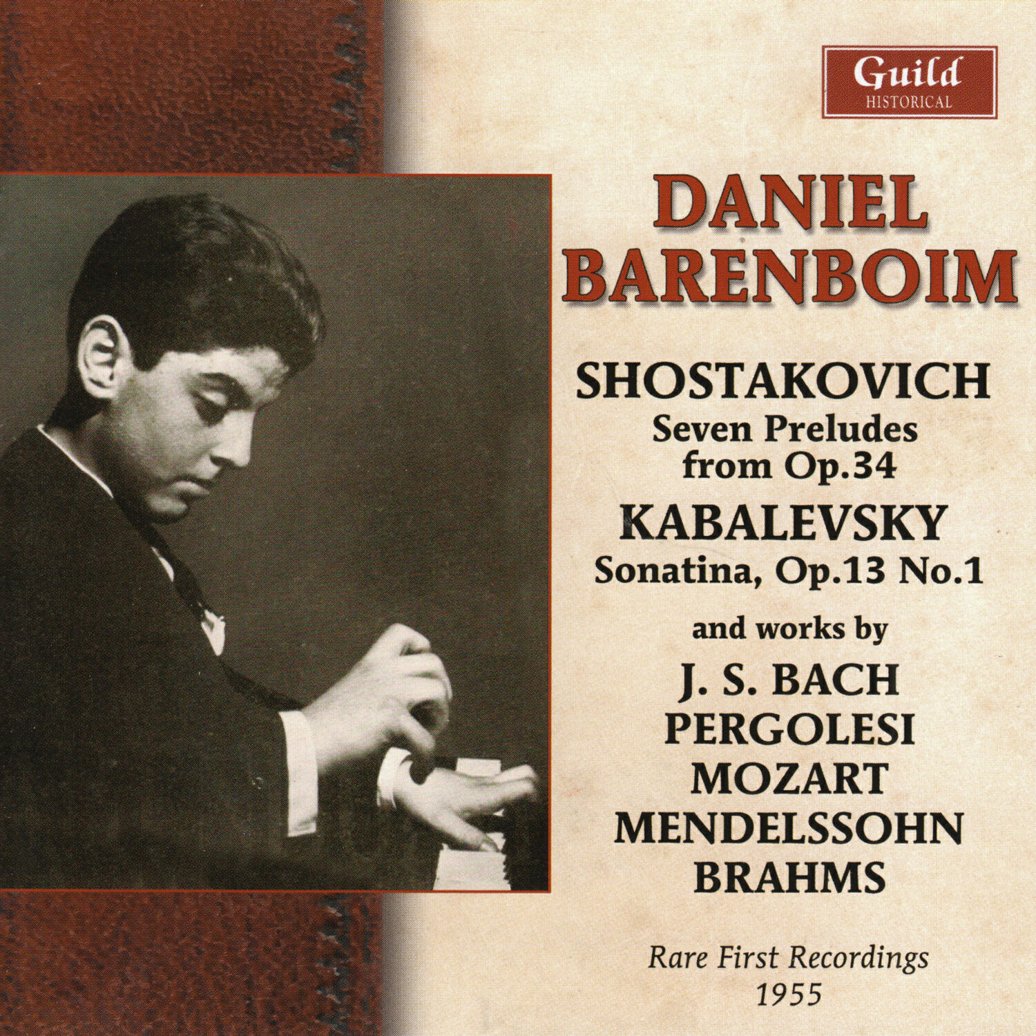 Релиз Daniel Barenboim - Rare First Recordings 1955