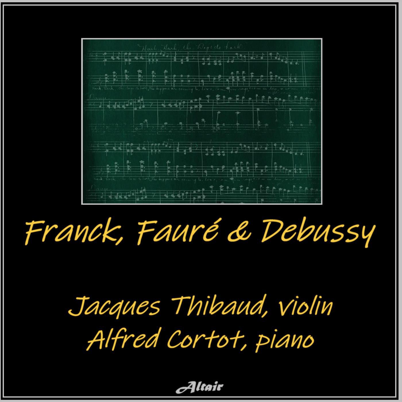 Релиз Franck, Fauré & Debussy