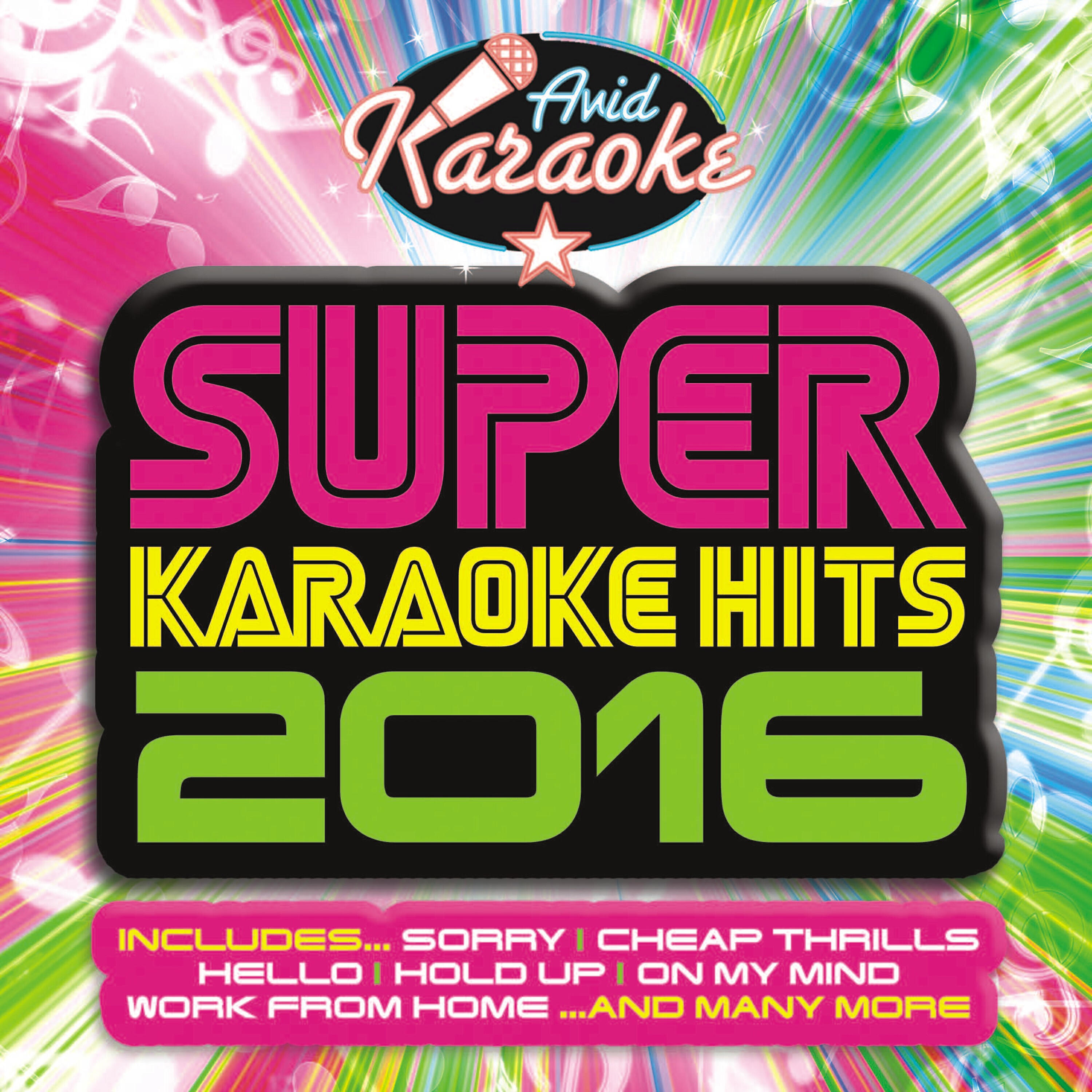 Релиз Super Karaoke Hits 2016 (Professional Backing Track Version)