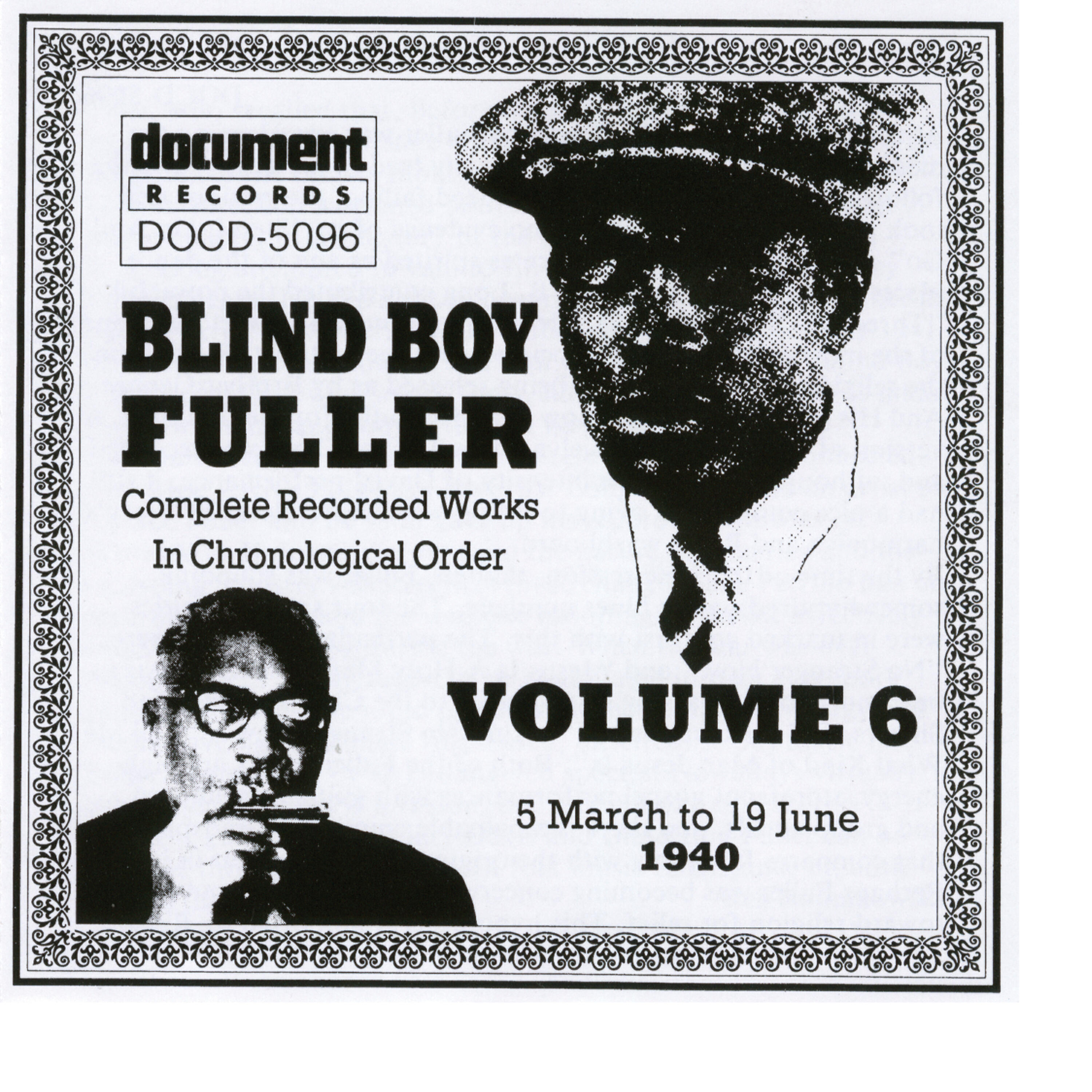 Релиз Blind Boy Fuller Vol. 6 1940