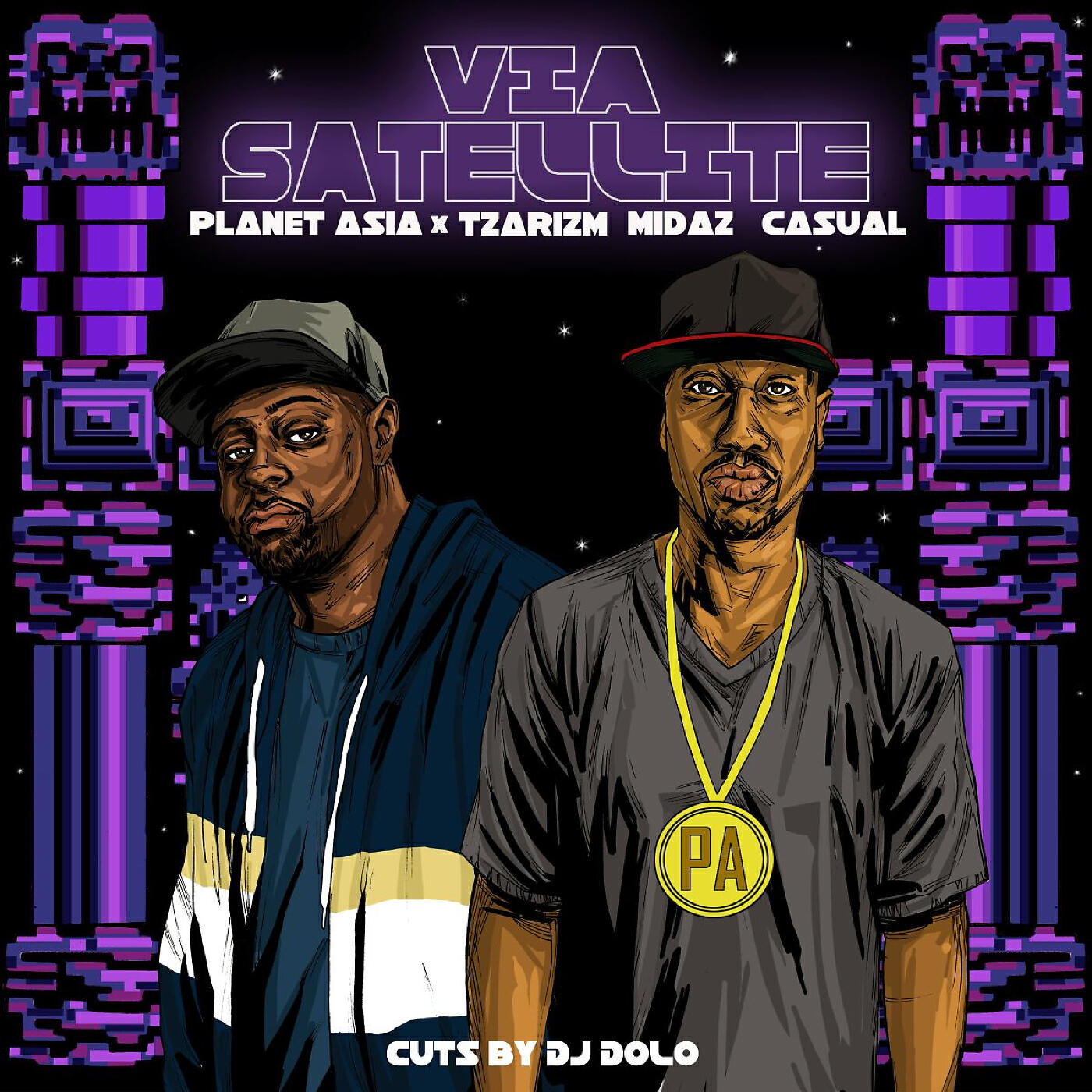 Planet Asia & TzariZM, Casual, Midaz The Beast - Via Satellite (Clean) [feat. MidaZ The BEAST & Casual]