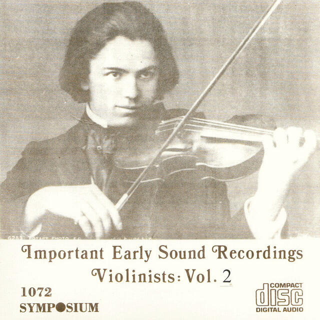 Релиз Great Violinists, Vol. 2 (1902-1934)