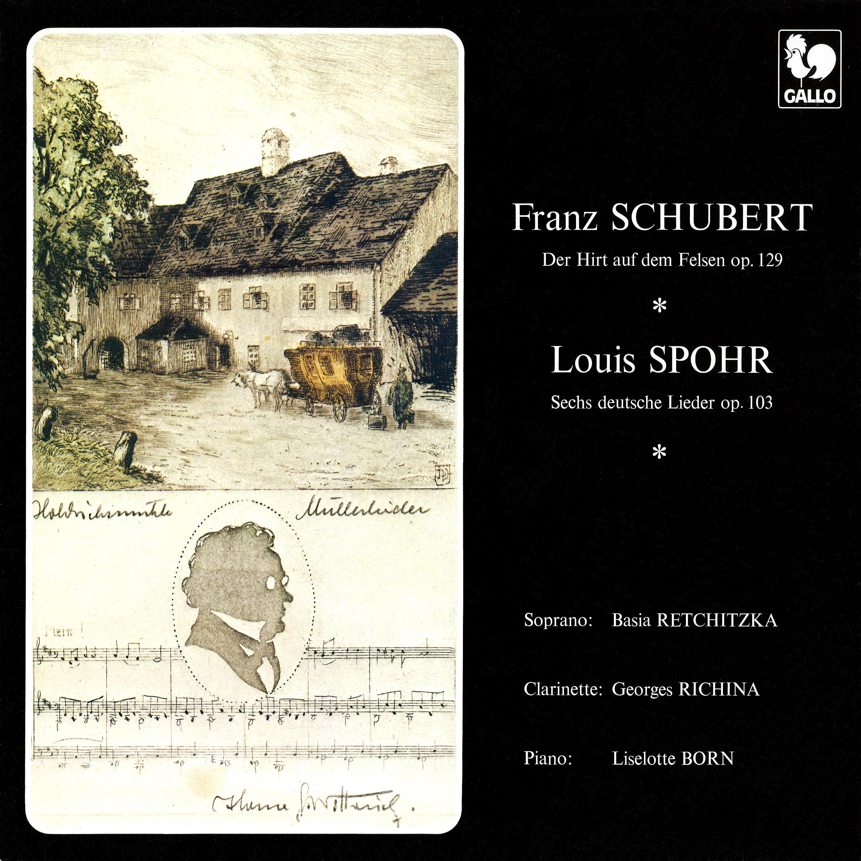 Релиз Schubert: Der Hirt auf dem Felsen, Op. posth. 129 - Spohr: 6 Deutsche Lieder, Op. 103