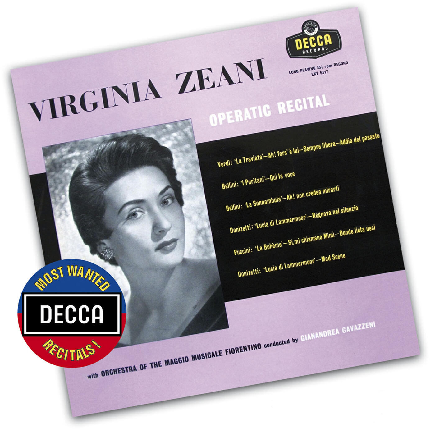 Релиз Virginia Zeani - Operatic Recital