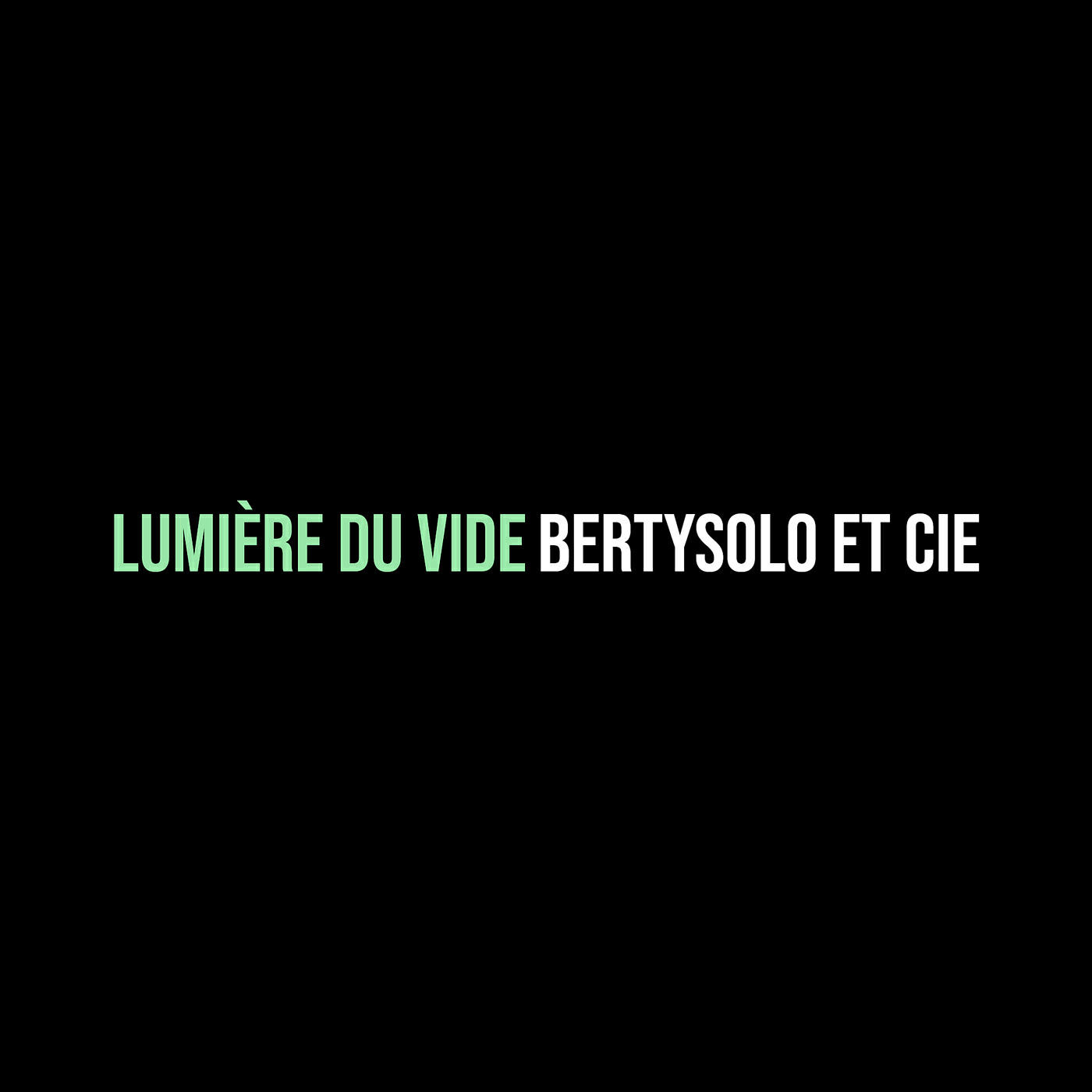 Релиз Lumière du vide
