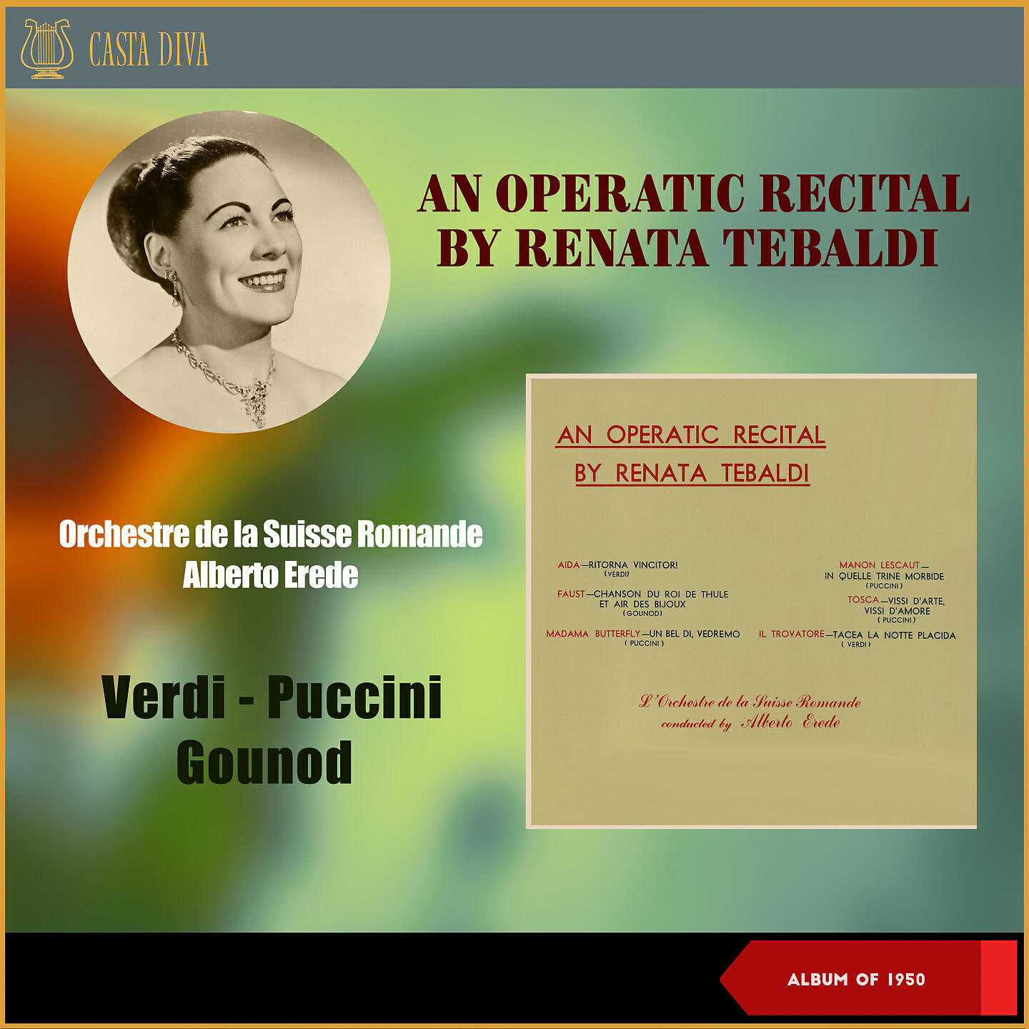 Релиз An Operatic Recital by Renata Tebaldi