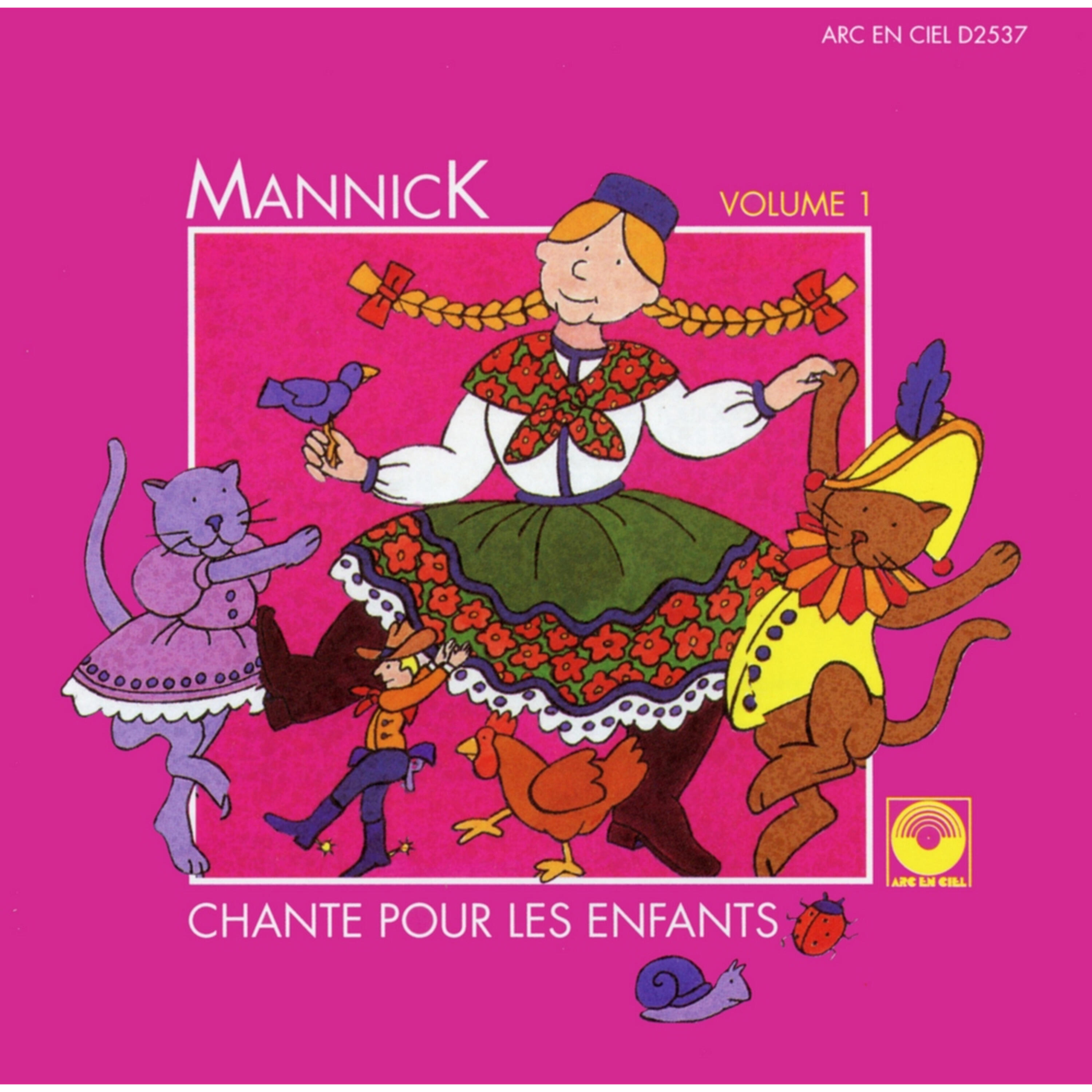 Релиз Mannick chante pour les enfants, Vol. 1