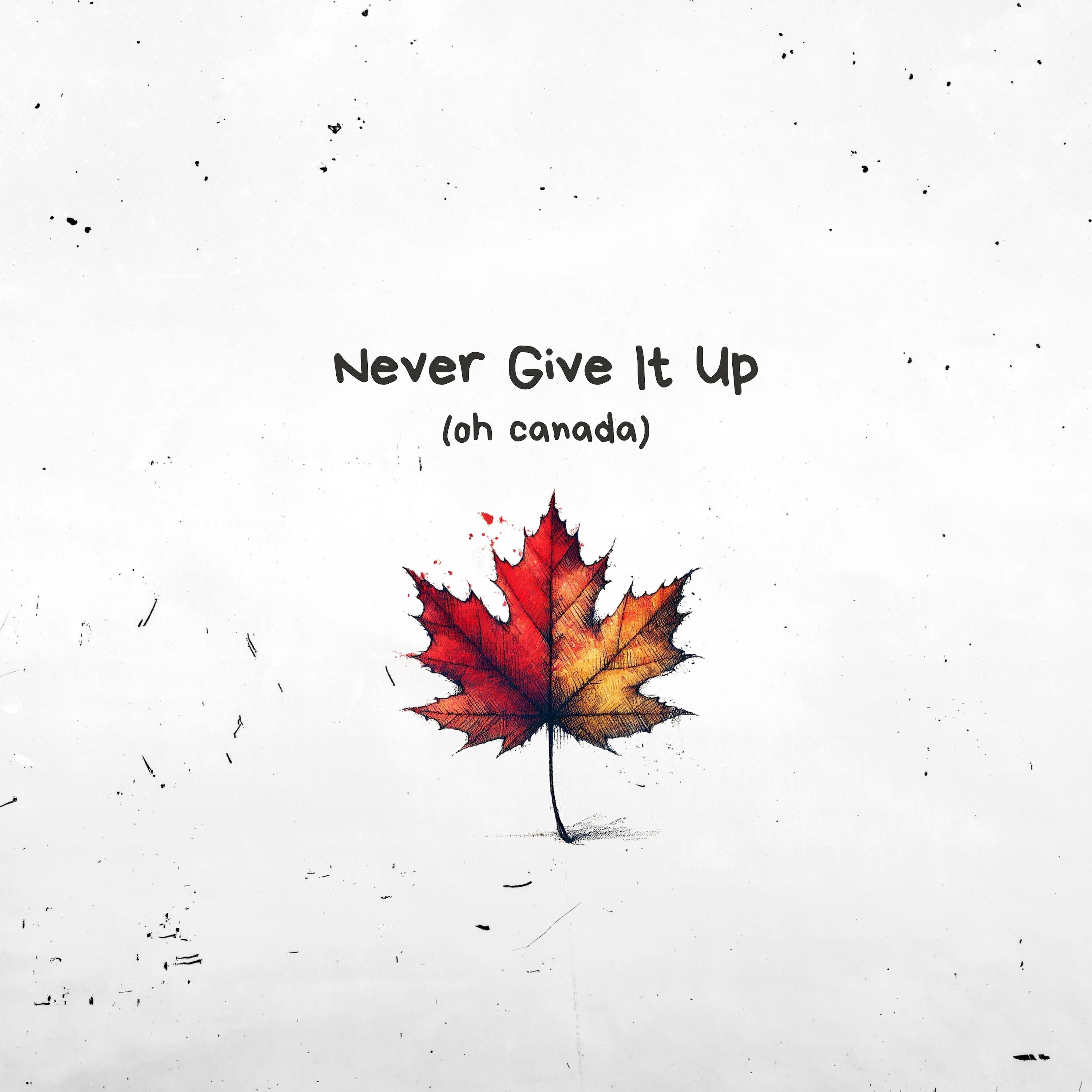 Релиз Never Give It Up (Oh Canada)