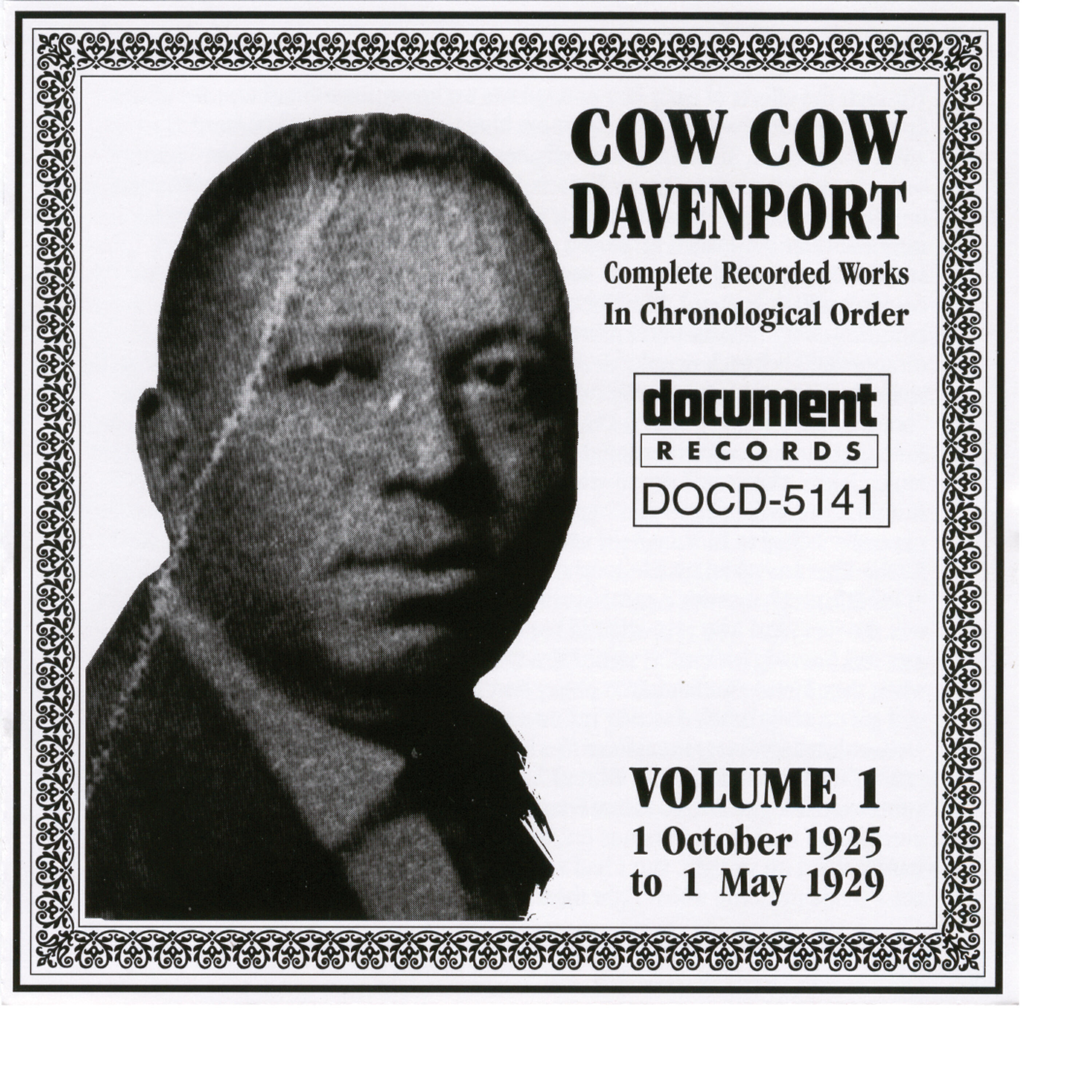 Релиз Cow Cow Davenport Vol. 1 (1925-1929)