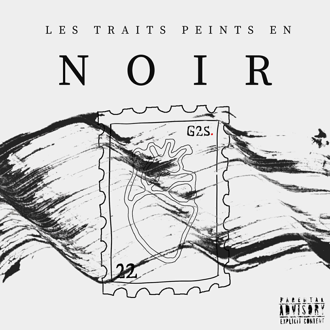 Релиз Les traits peints en noir