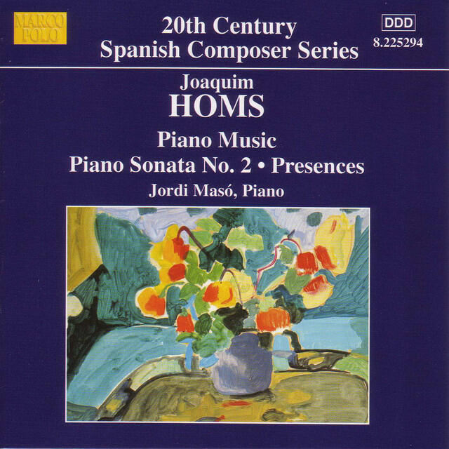 Релиз Homs: Piano Sonata No. 2 / Presences / 9 Sketches