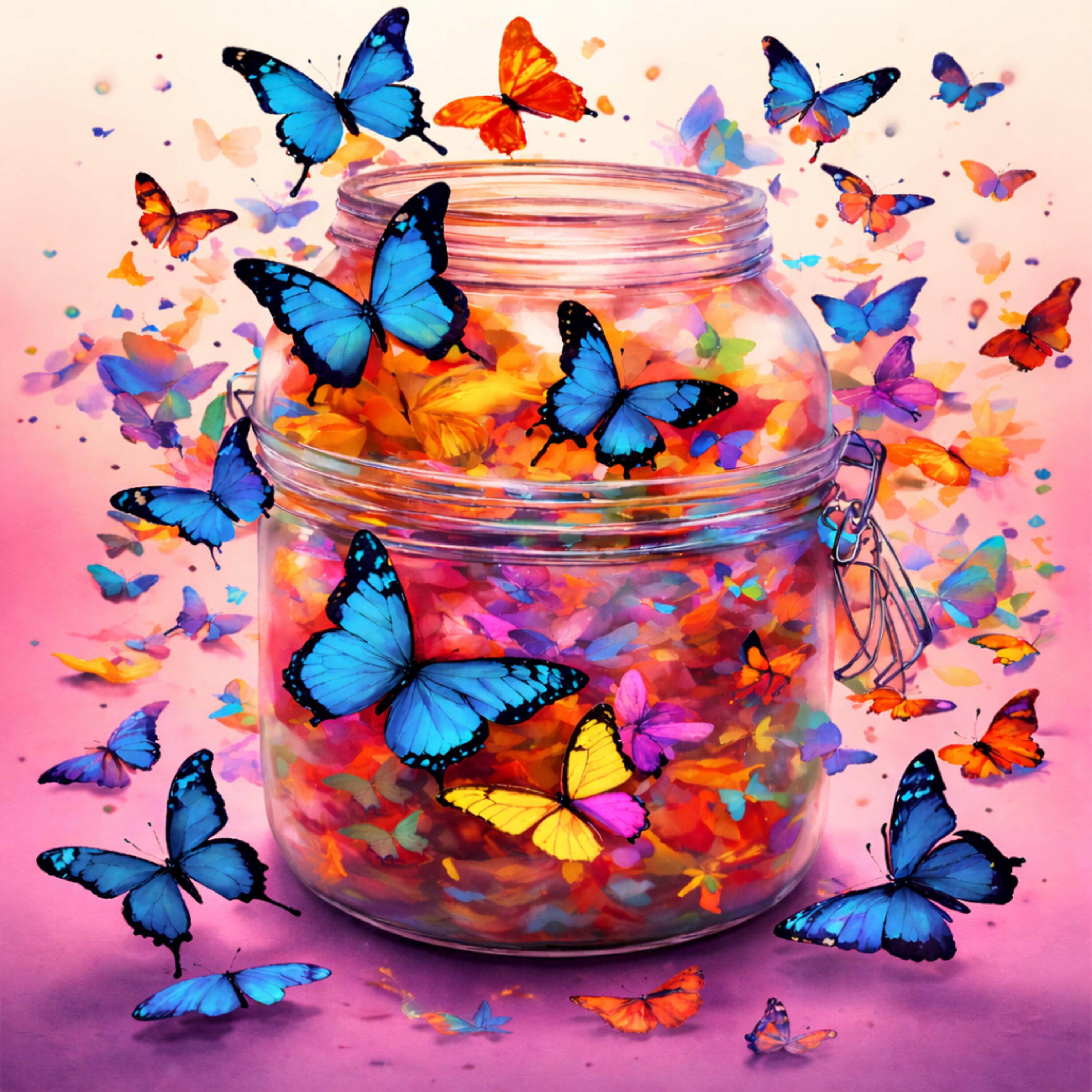Релиз jar with butterflies
