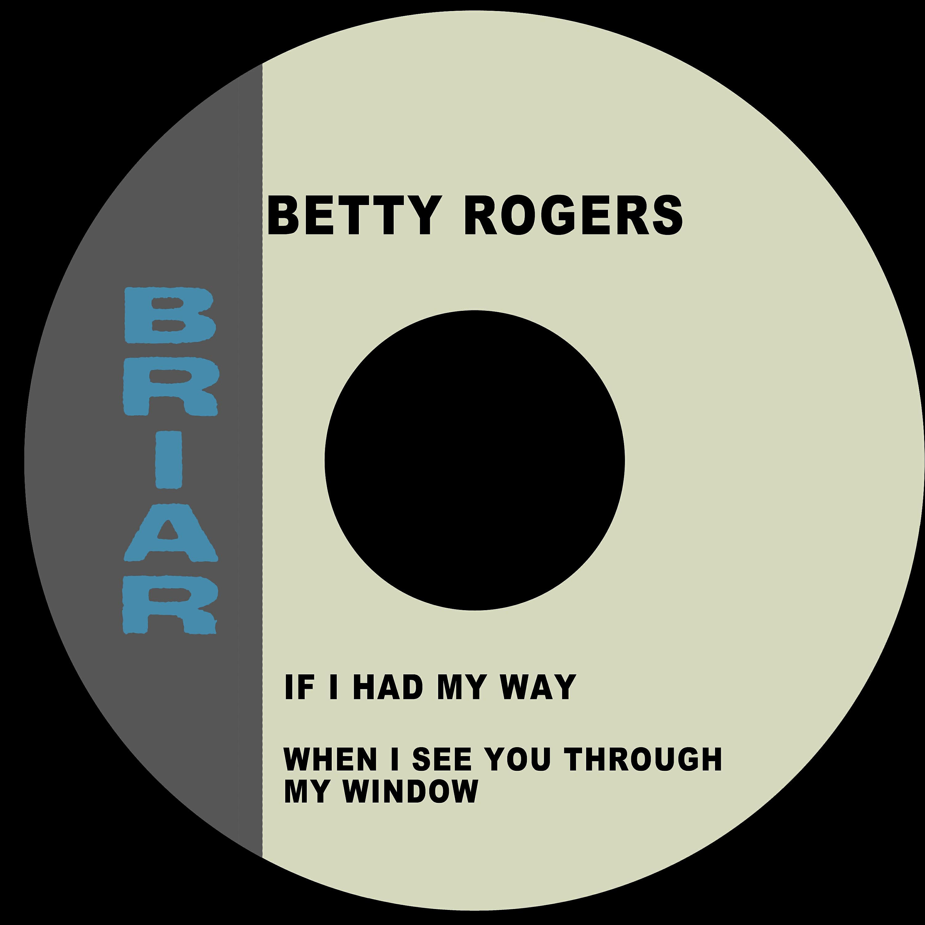 Релиз If I Had My Way / When I See You Through My Window