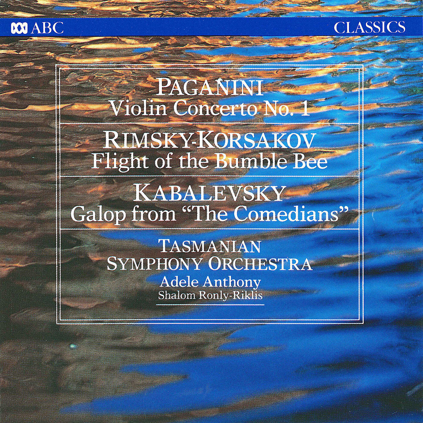 Релиз Paganini: Violin Concerto No. 1 / Rimsky-Korsakov: Flight of the Bumble-Bee / Kabalevsky: Galop from