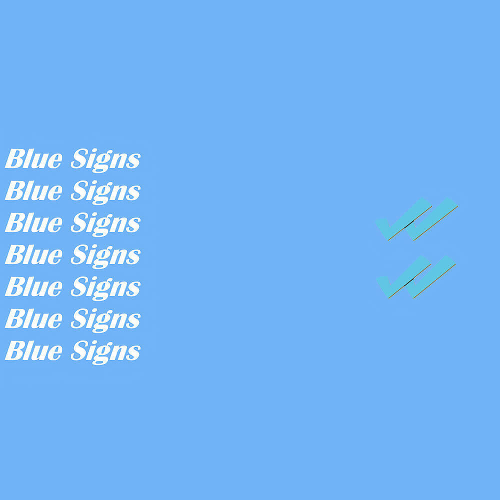 Релиз Blue Signs
