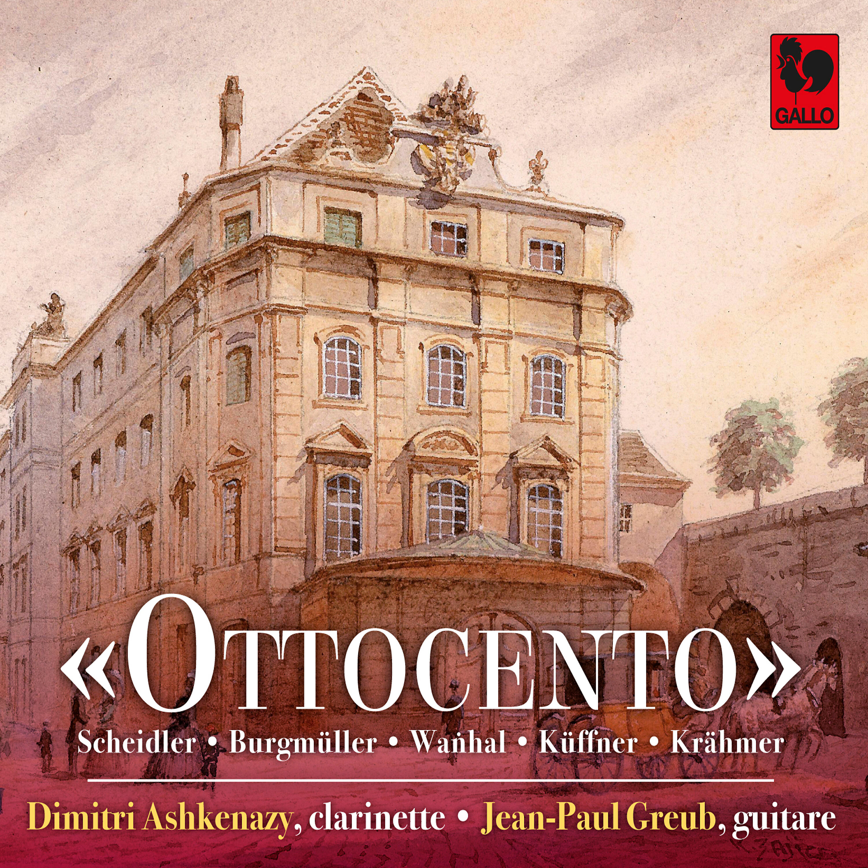 Релиз Ottocento: Scheidler: Sonata in D Major, Op. 21 - Burgmüller: 3 Nocturnes - Vanhal: 6 Variations, Op. 42 - Küffner: Serenade in C Major, Op. 44 - Krähmer: Introduction & Variations, Op. 32