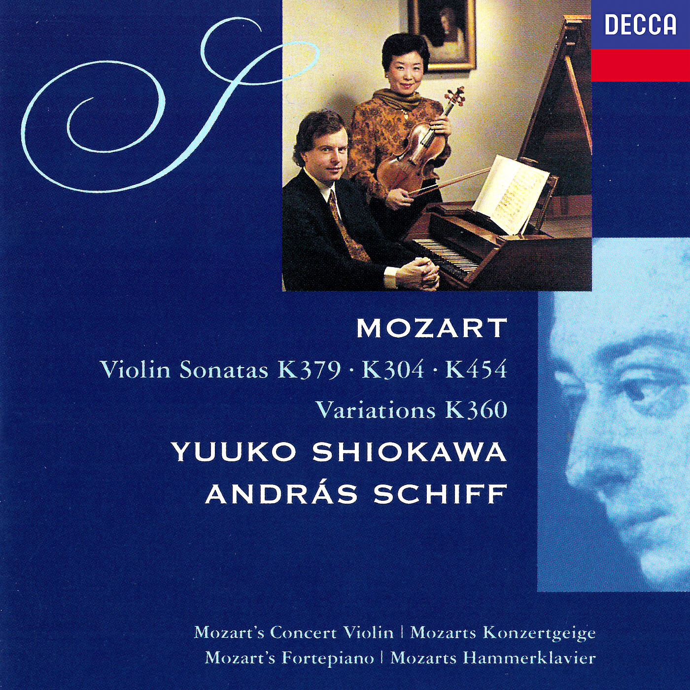 Релиз Mozart: Violin Sonatas Nos. 21, 27 & 32; Six Variations on "Hélas, j'ai perdu mon amant"