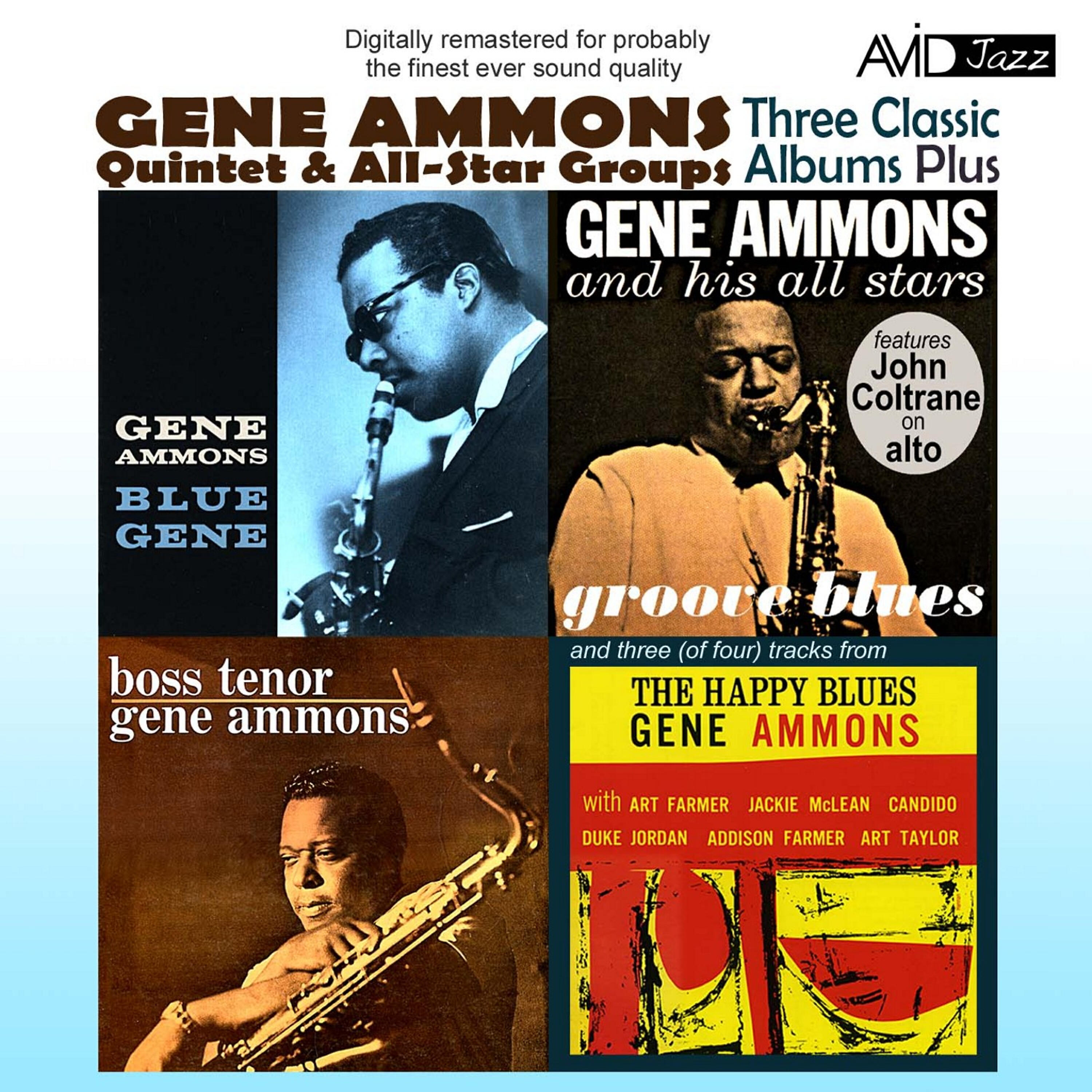 Релиз Three Classic Albums Plus (Groove Blues / Boss Tenor / Blue Gene) (Digitally Remastered)