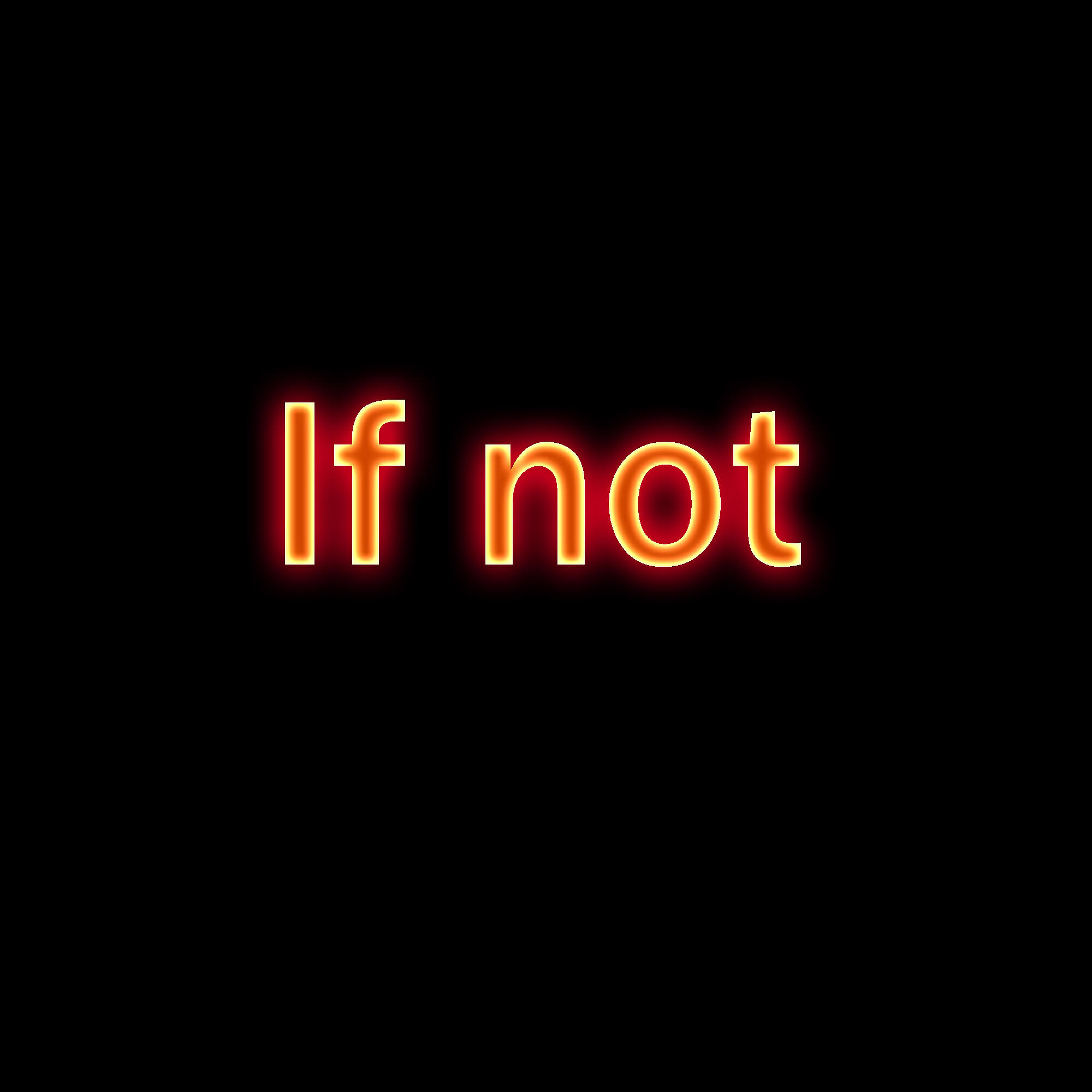 Релиз If Not