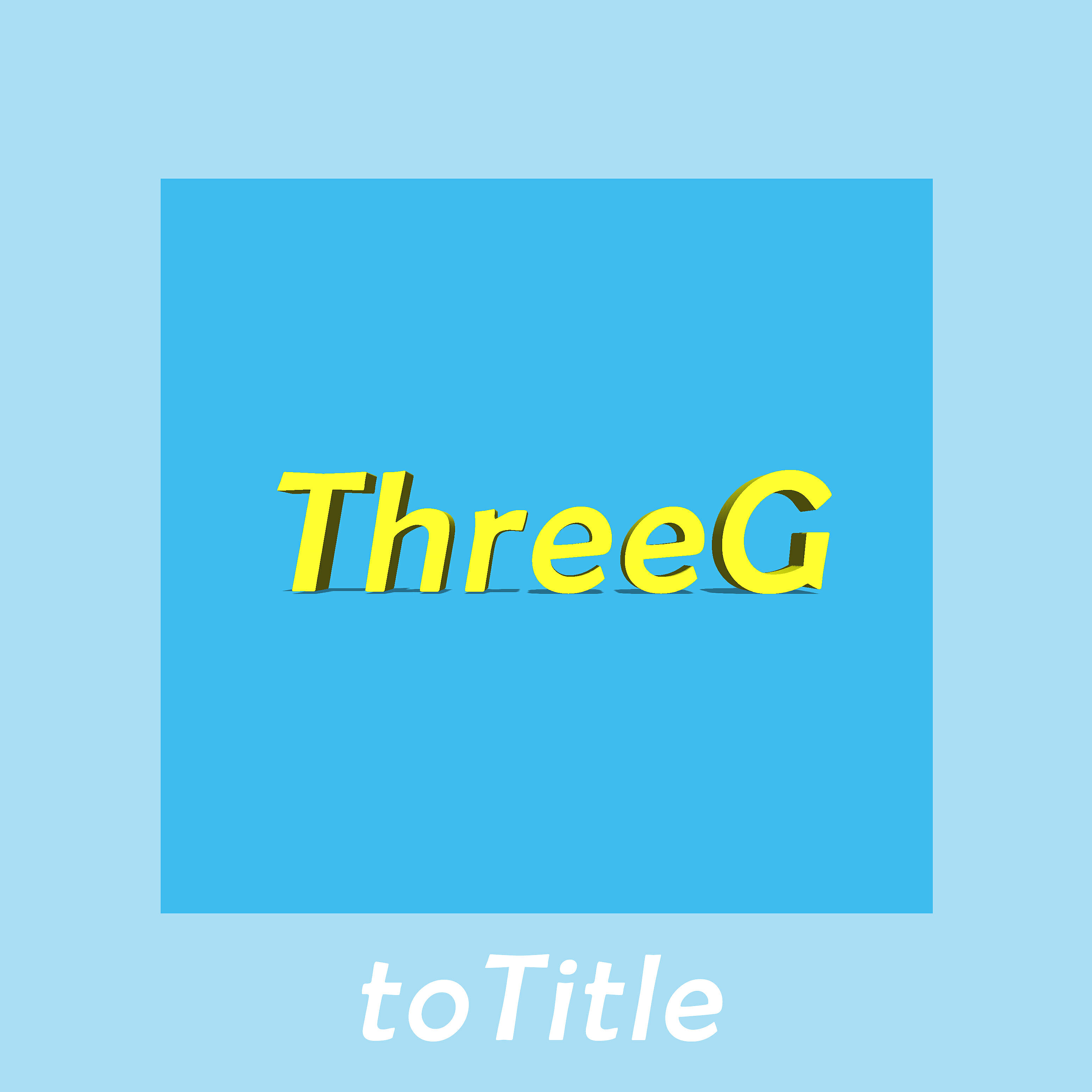 Релиз Three G