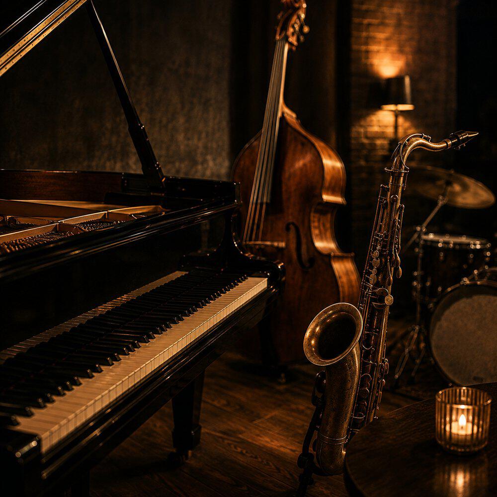 Релиз Полуночные Импровизации В Большом Городе. Jazz Instrumental Для Вечернего Прослушивания, Кафе И Отдыха С Роялем, Контрабасом, Щётками И Выразительными Соло