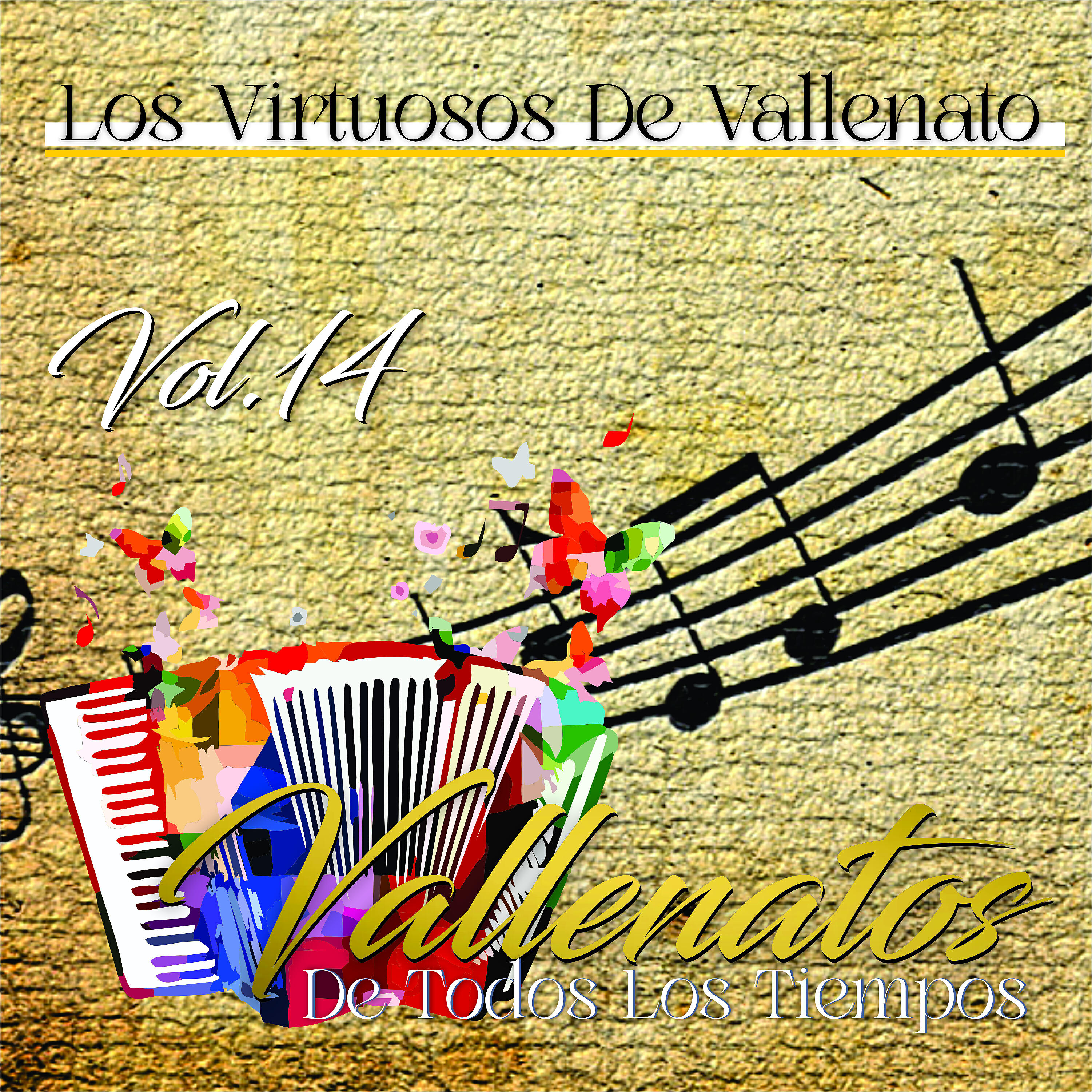 Релиз Vallenatos de Todos los Tiempos, Vol. 14