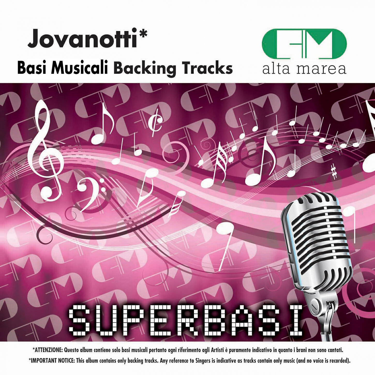 Релиз Basi Musicali: Jovanotti (Backing Tracks)