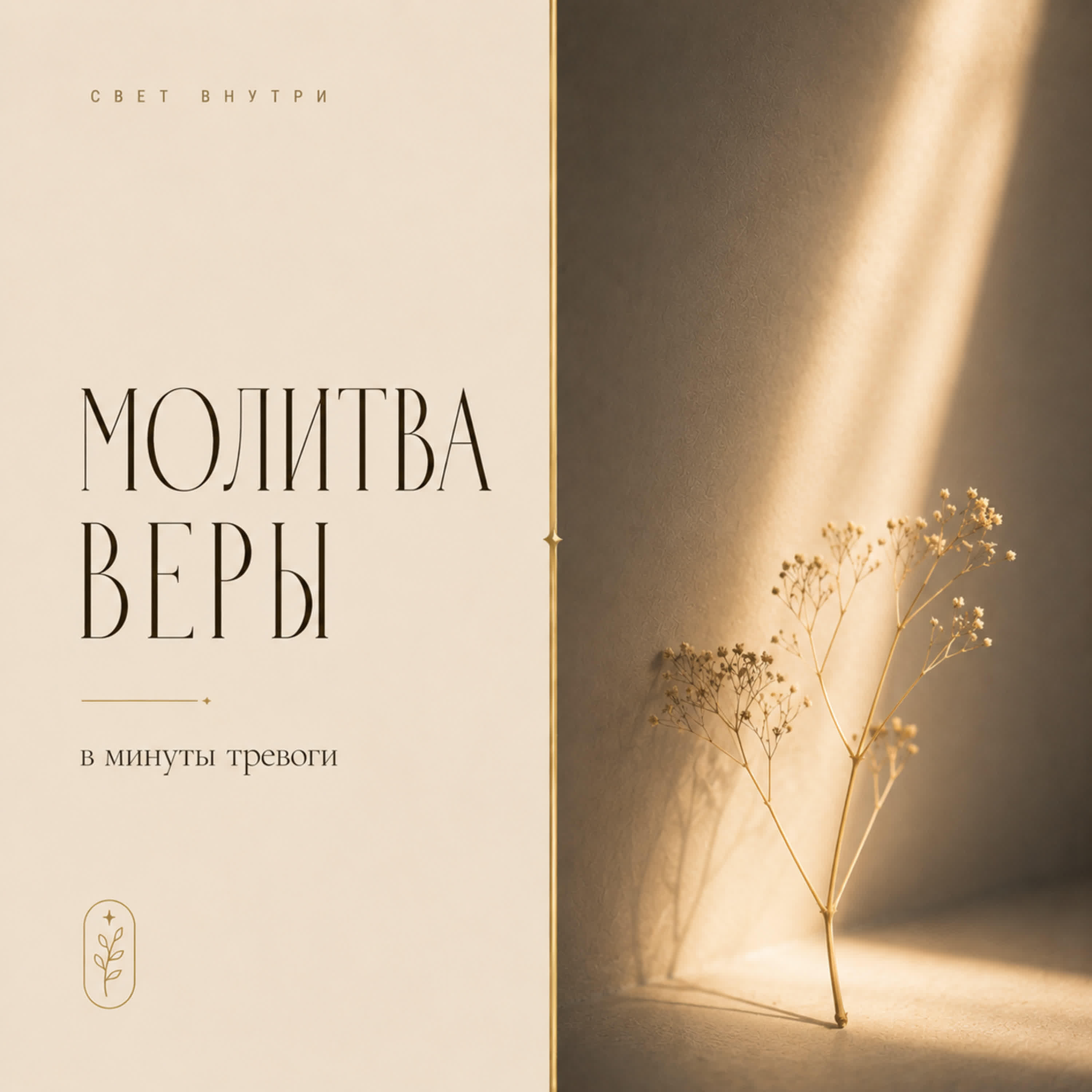Релиз Молитва Веры в минуты тревоги
