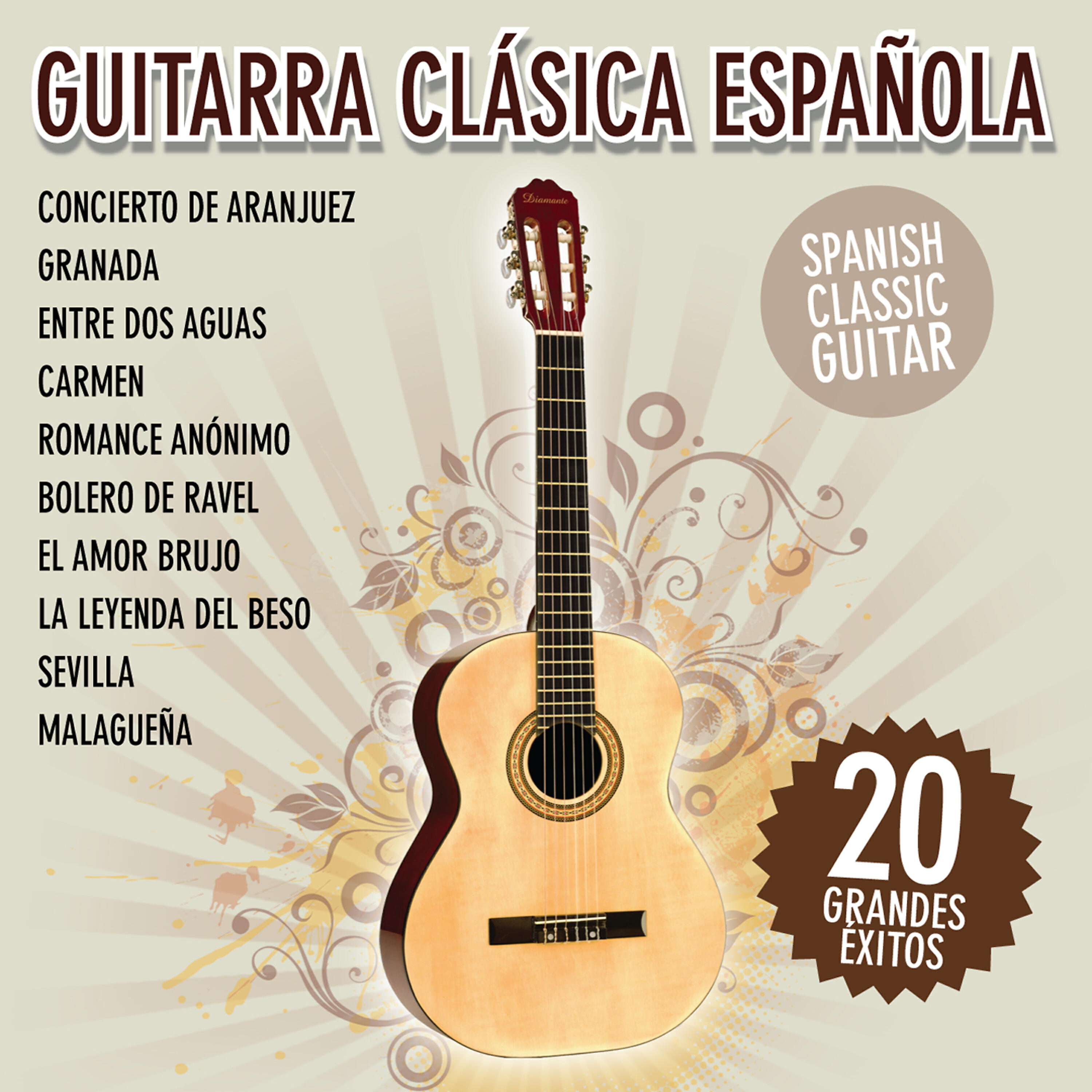 Релиз Guitarra Clásica Española - 20 Grandes Éxitos