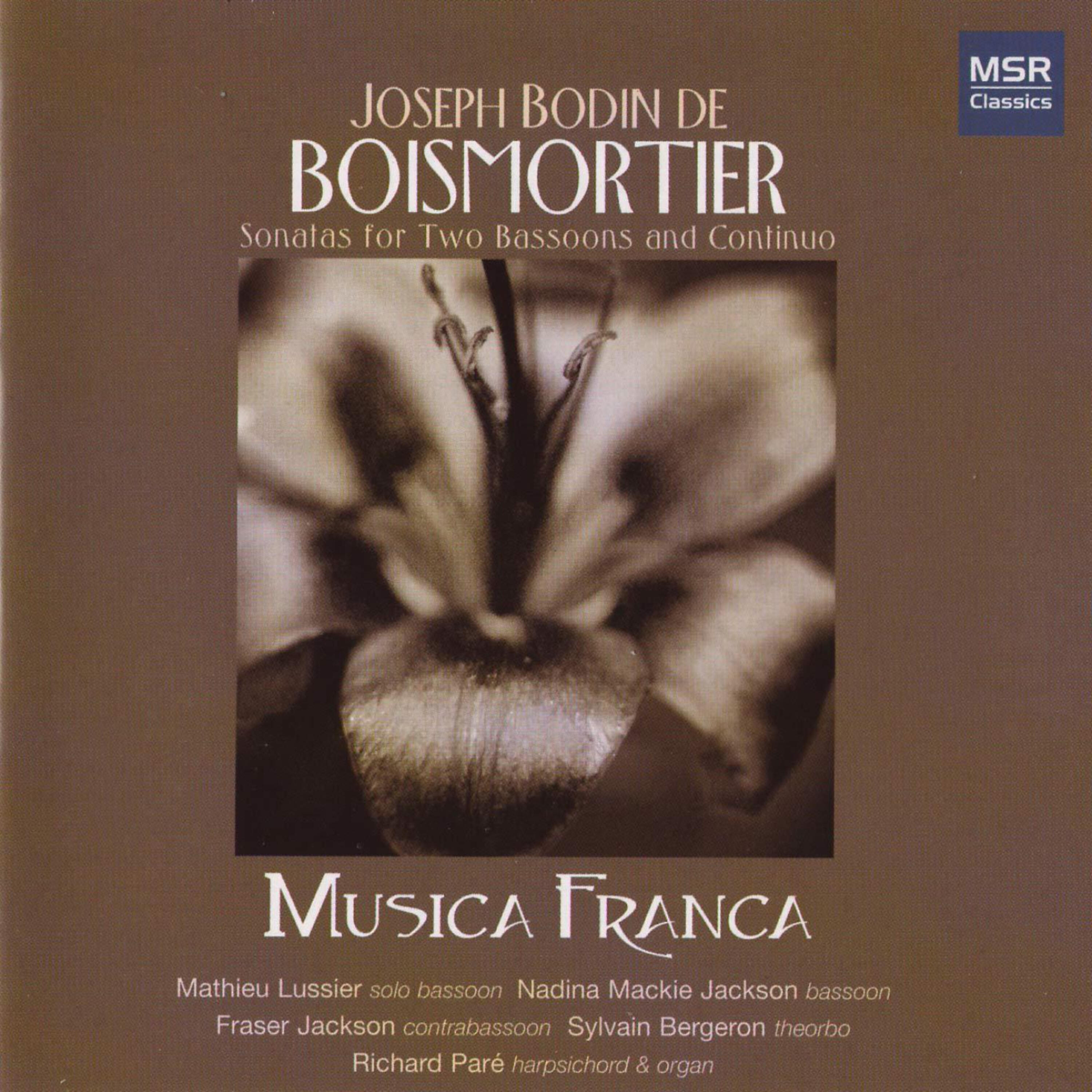 Релиз Boismortier - Sonatas for Two Bassoons and Continuo