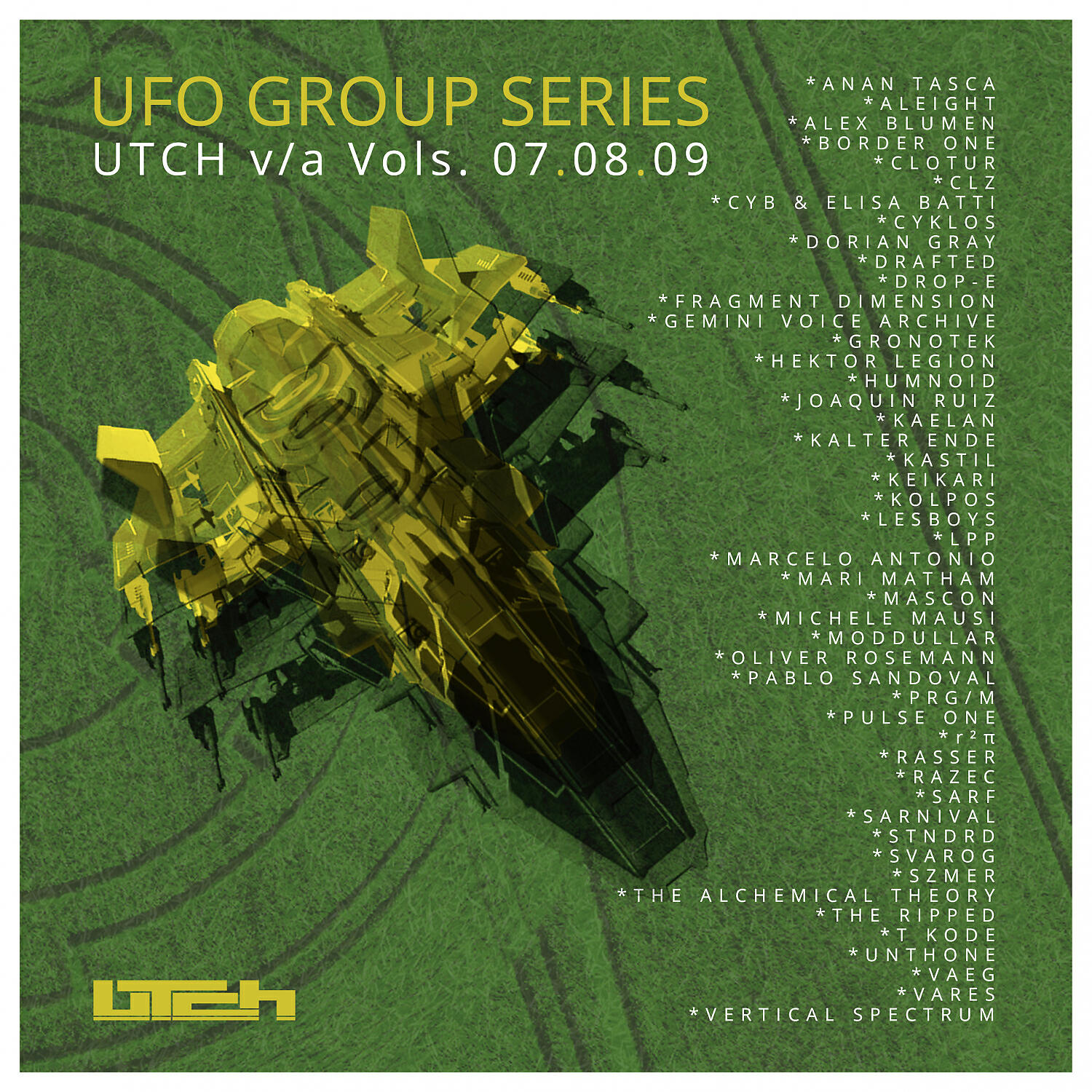 Релиз UFO GROUP SERIES / UTCH v/a, Vol. 07, 08, & 09
