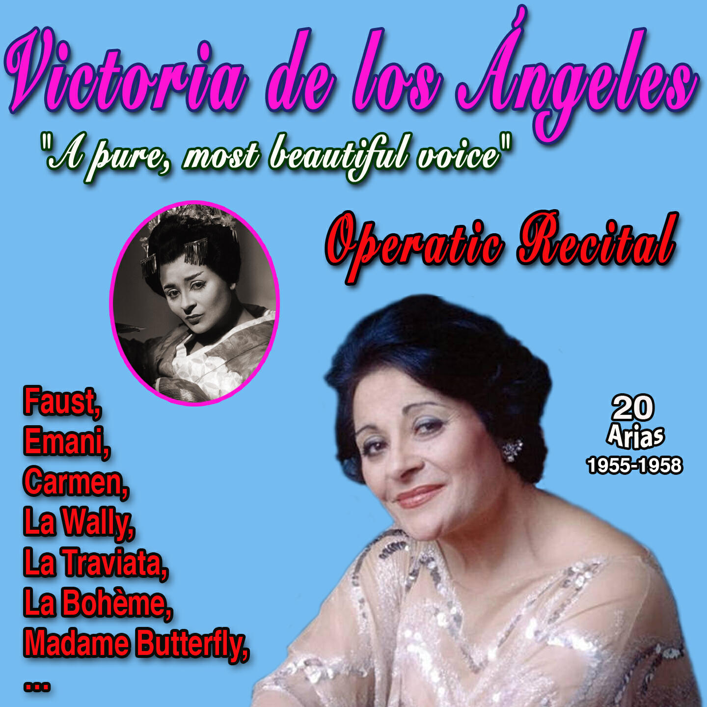 Релиз Victoria de los Angeles Operas Recital 20 famous Arias