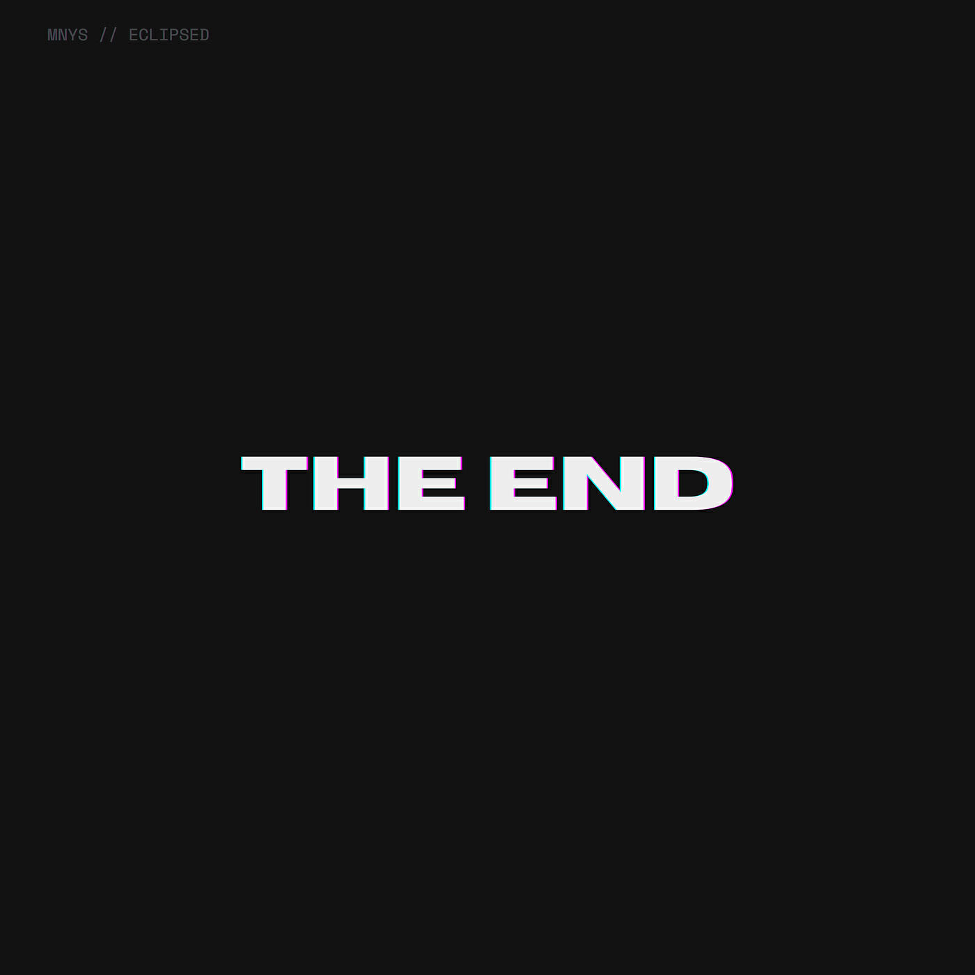Релиз The End